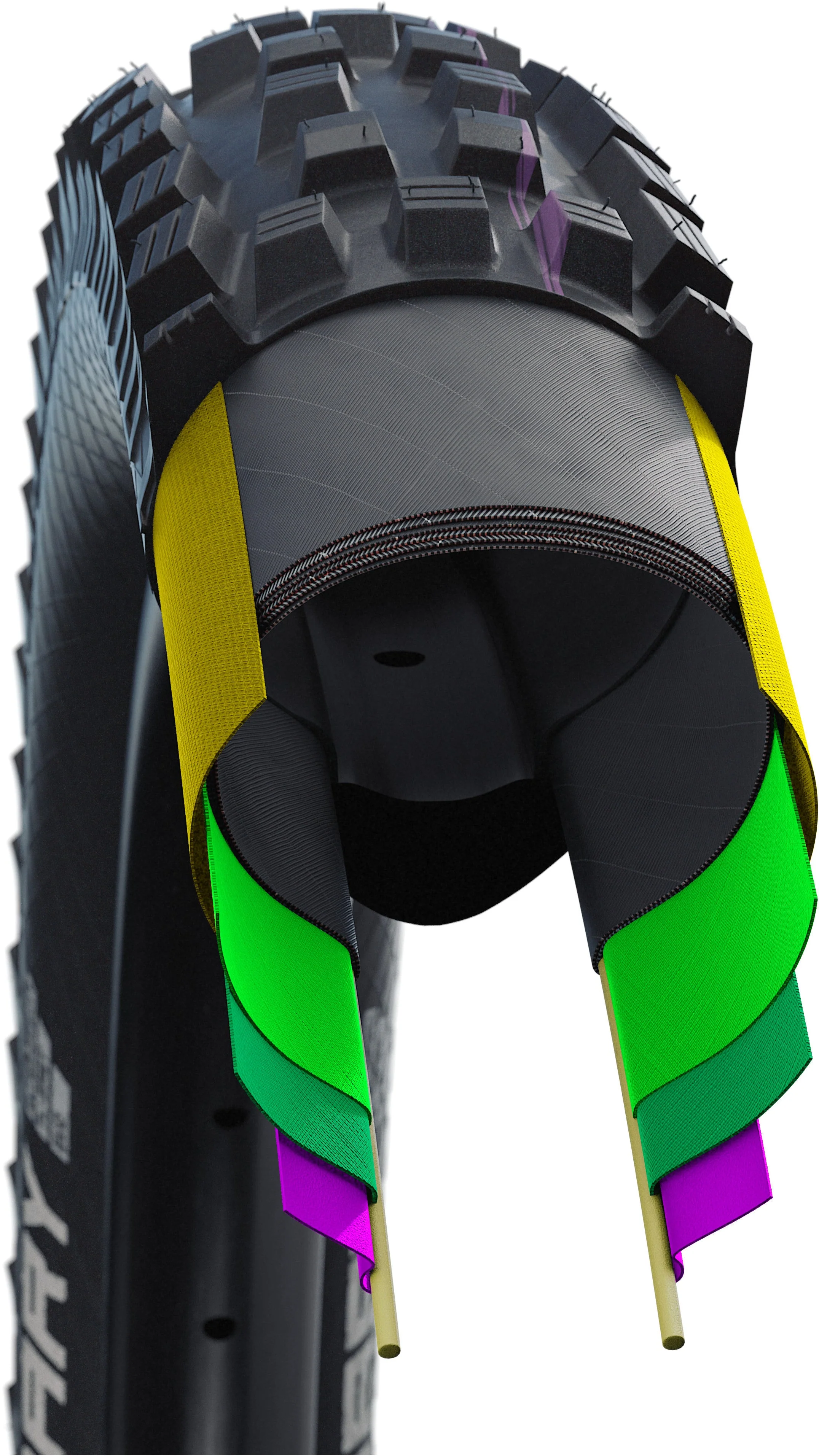 Schwalbe Magic Mary Super Downhill Evolution Faltreifen 26x2.60" TLE E-25 Addix Ultra Soft schwarz - Image 4