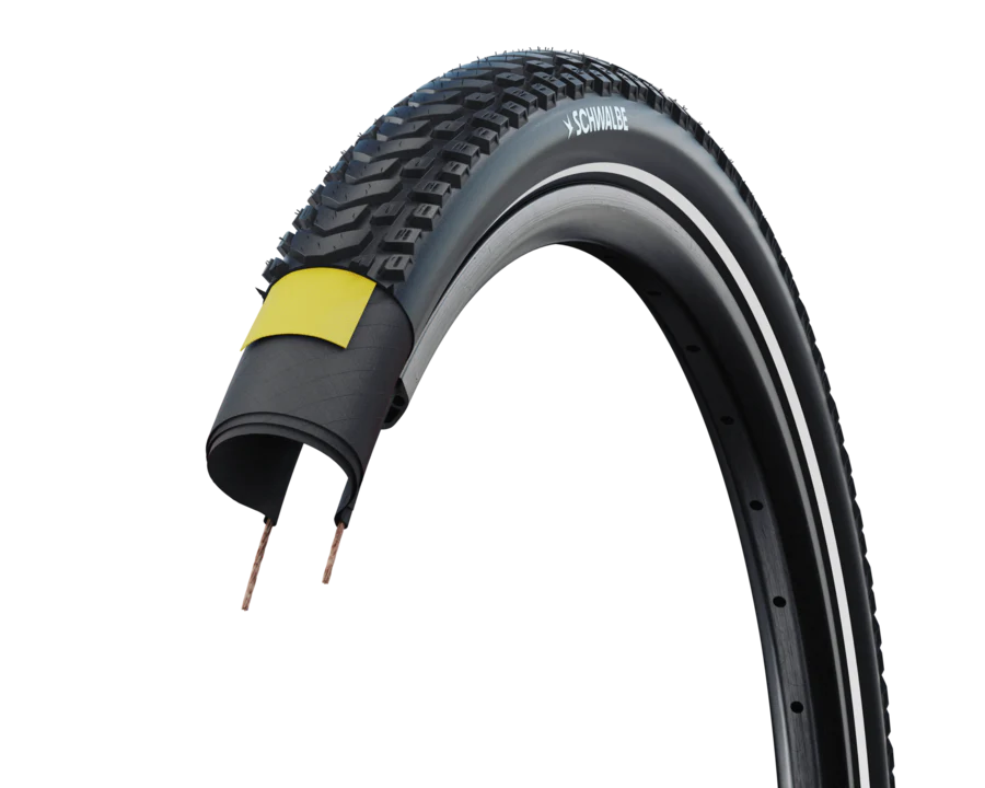 Schwalbe MARATHON MONDIAL PRO Evolution V-Guard ADDIX 26" schwarz-reflex - Image 2