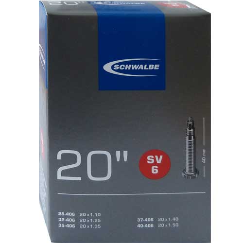 Schwalbe Nr. 6 Schlauch 20" 28-40/406