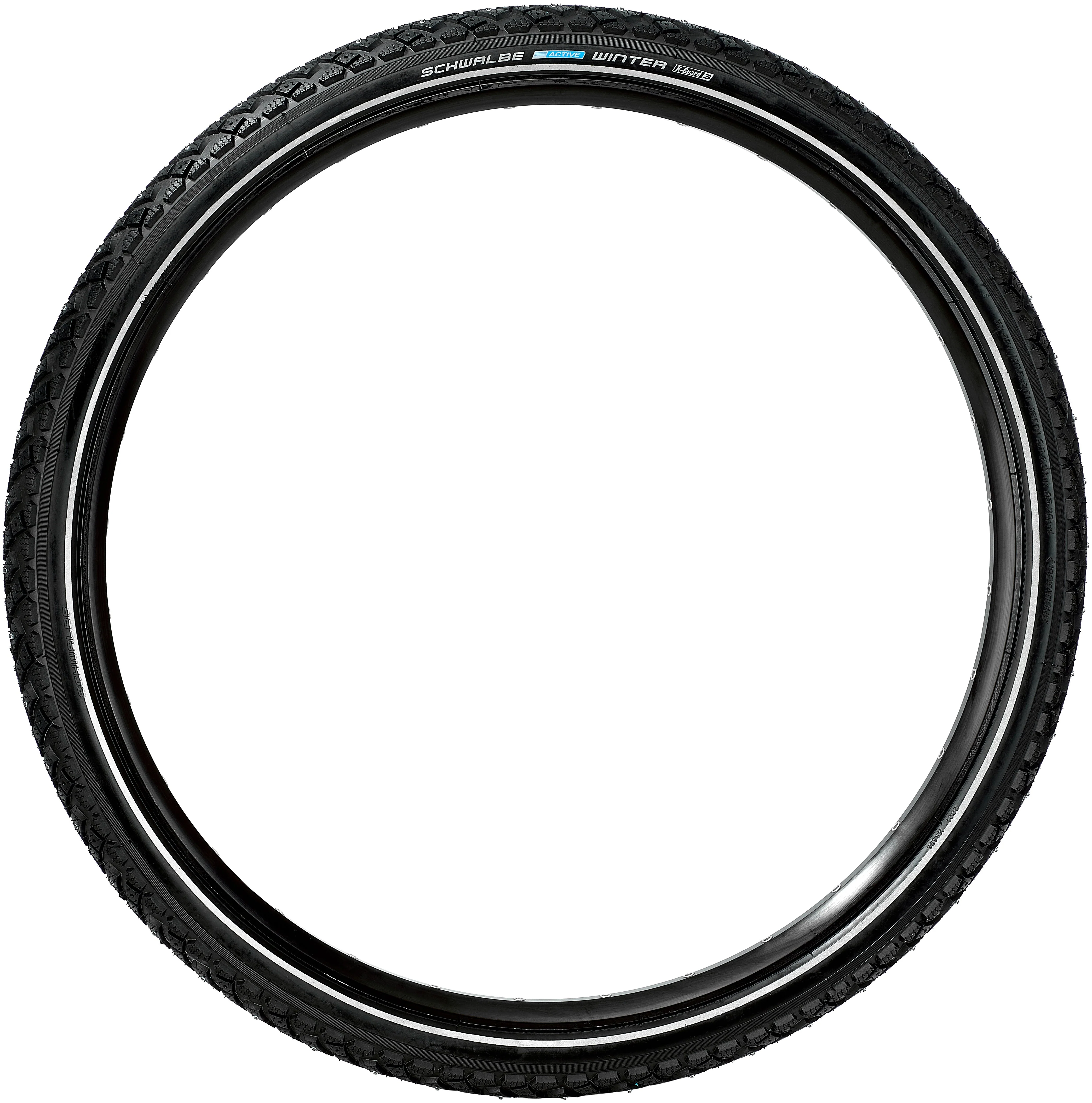 Schwalbe Winter Active Drahtreifen 27.5x2.00" K-Guard schwarz - Image 5