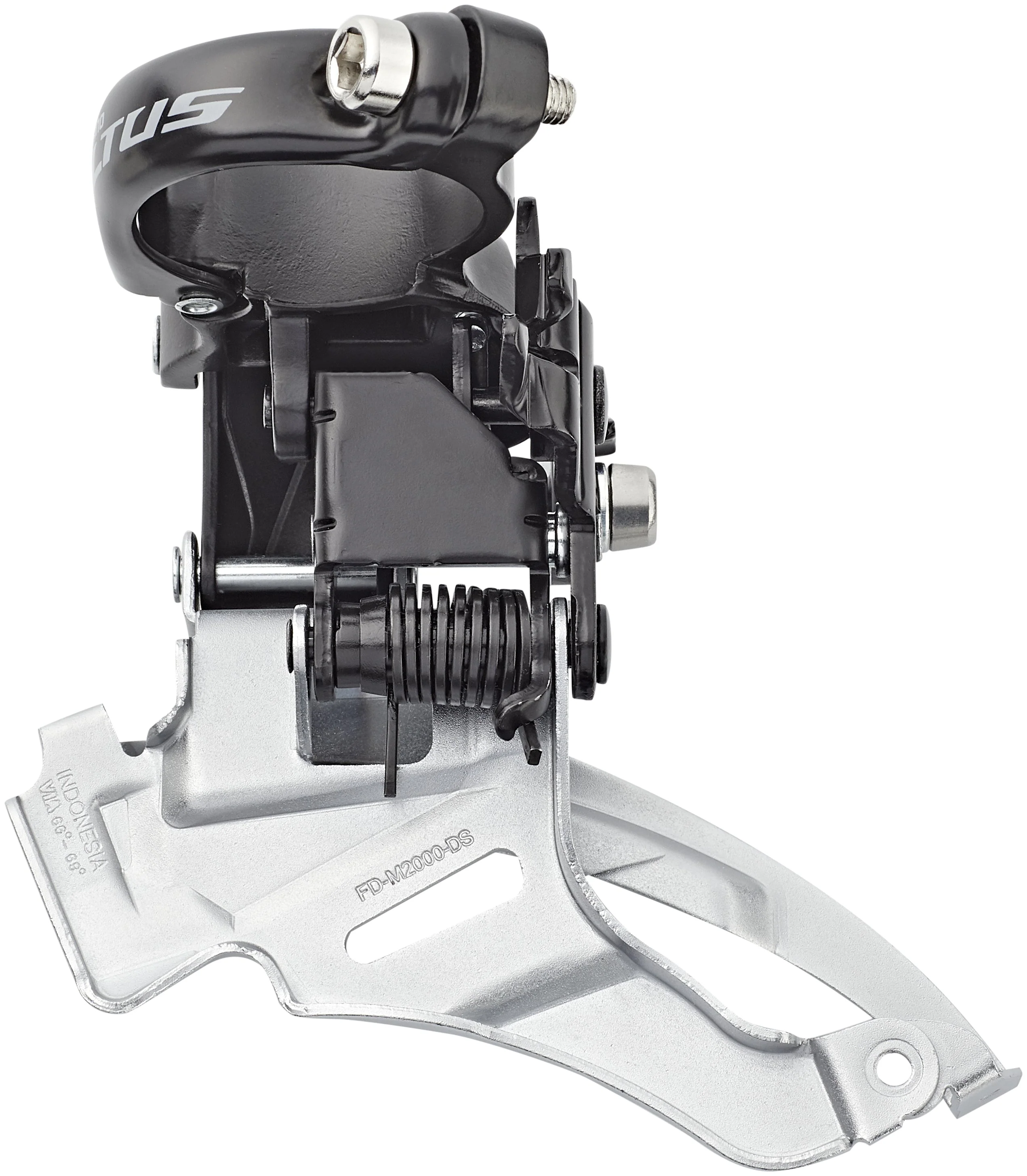 Shimano Altus FD-M2000 Umwerfer 3x9-fach Down Swing Schelle hoch silber/schwarz - Image 2