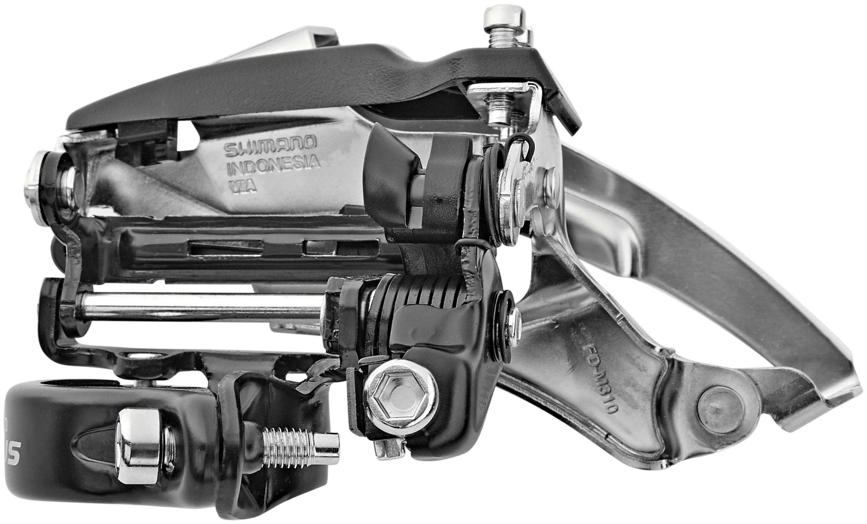 Shimano Altus FD-M310 Umwerfer 3x7/8-fach Schelle Dual-Pull schwarz/silber - Image 2