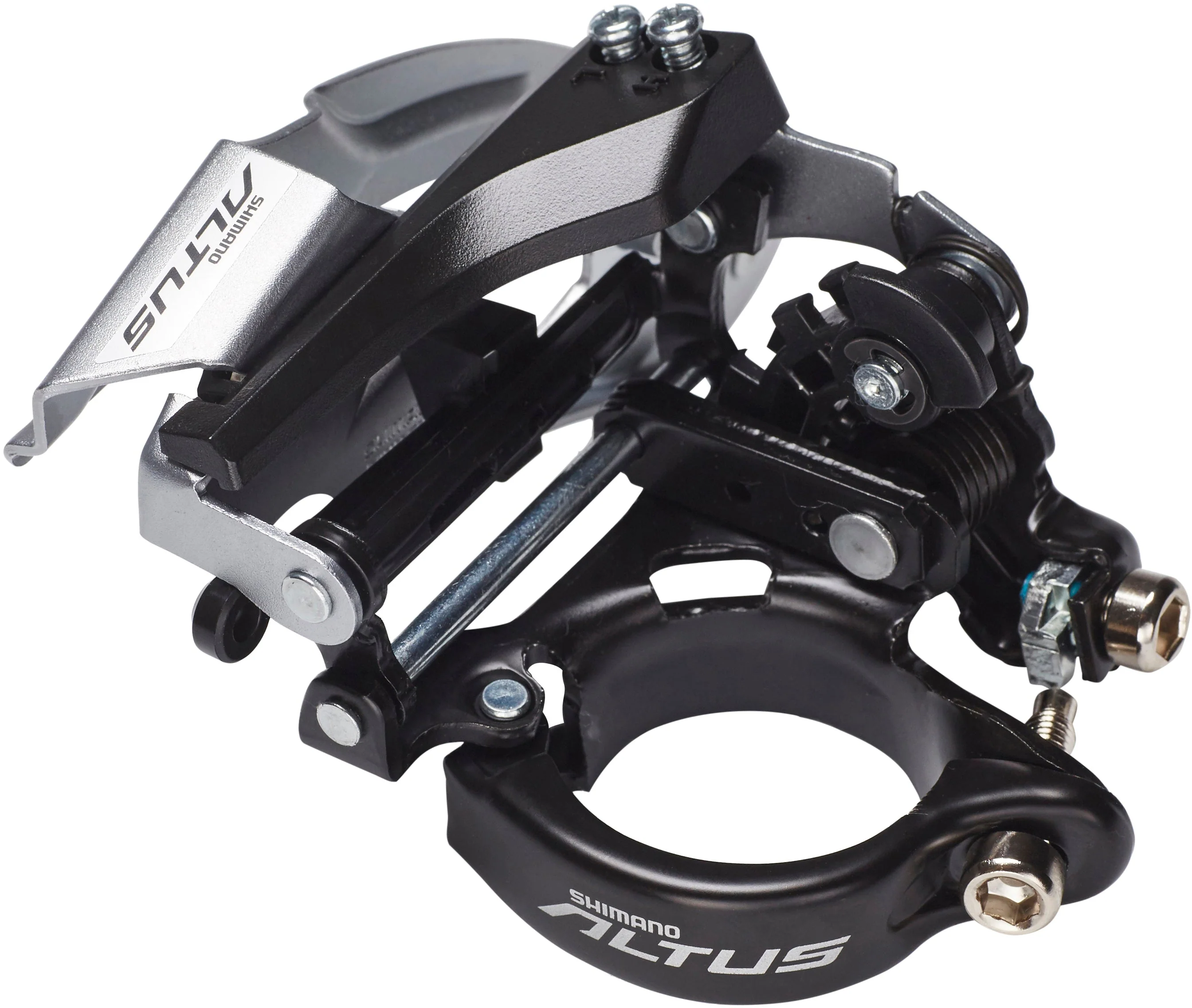 Shimano Altus FD-M370 Umwerfer 3x9-fach Schelle Dual-Pull schwarz/silber - Image 5