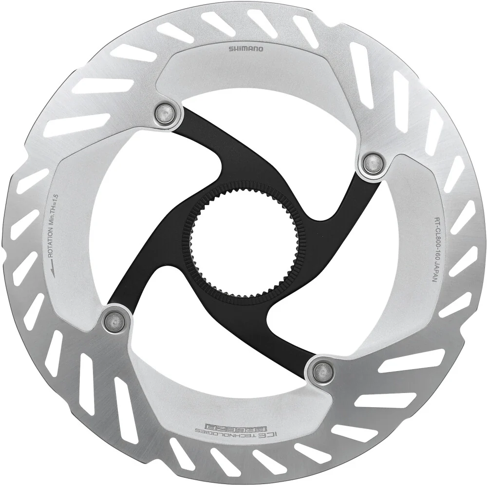 Shimano RT-CL800 Bremsscheibe Centerlock Verschlussring mit Außenverzahnung, 203mm