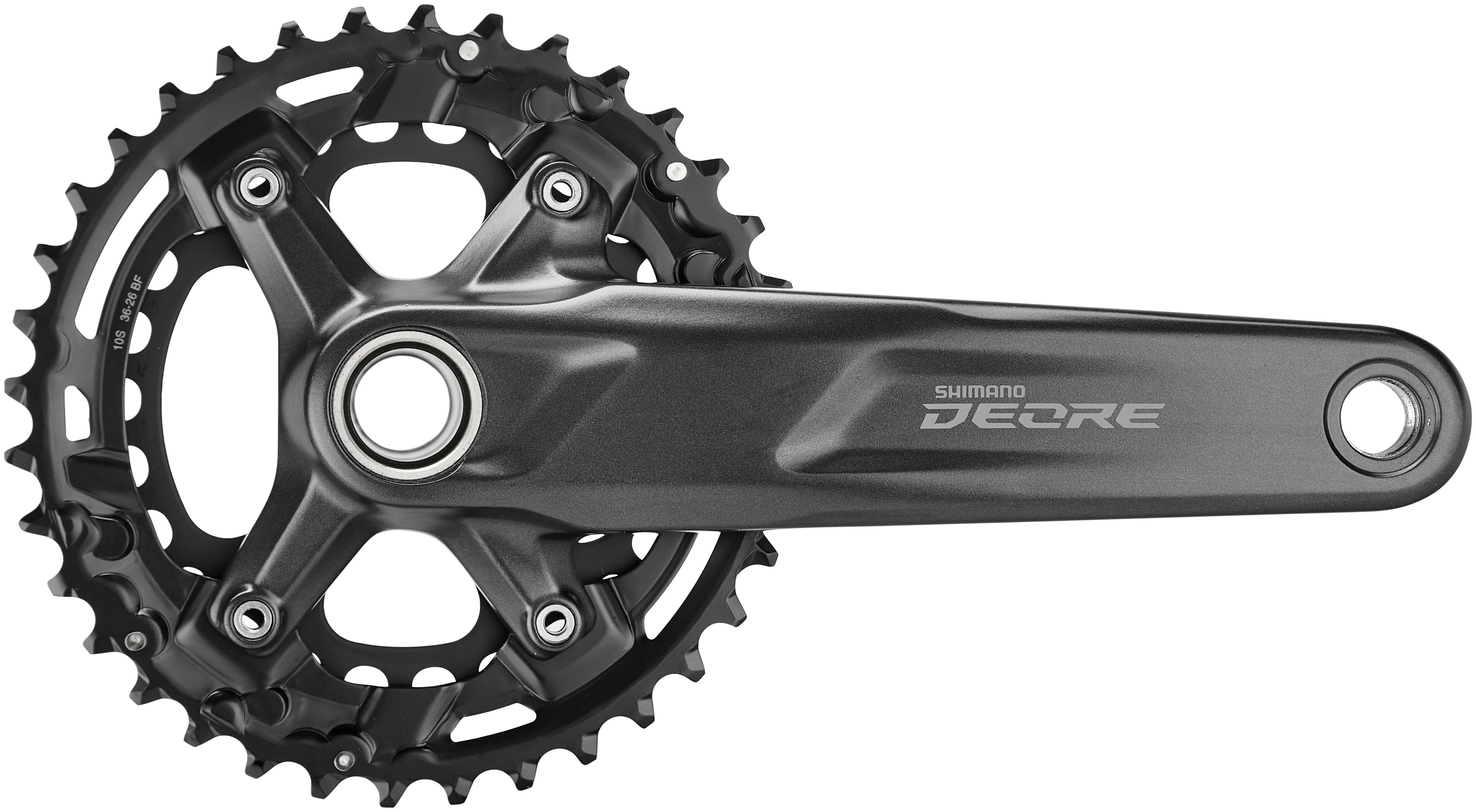 Shimano Deore FC-M4100 Kurbelgarnitur 2x10-fach 26/36Z 48,8mm - Image 4
