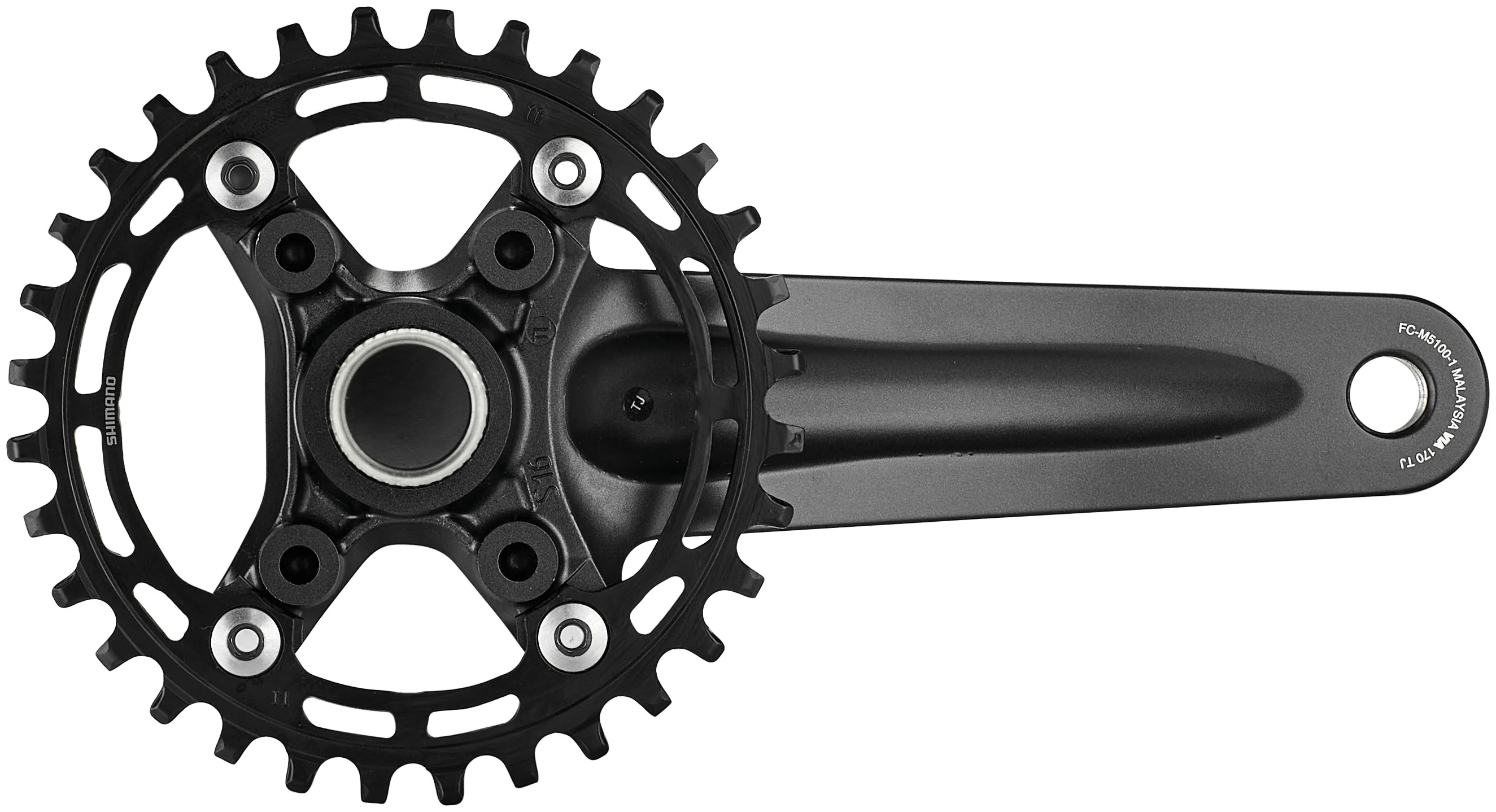 Shimano Deore FC-M5100 Kurbelgarnitur 1x10/11-fach 32Z - Image 2