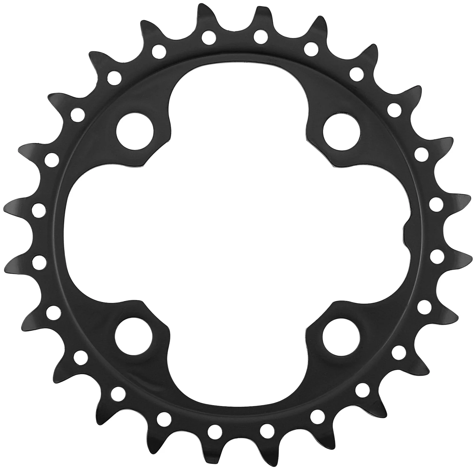 Shimano Deore FC-M522 Kettenblatt 10-fach AE schwarz - Image 2