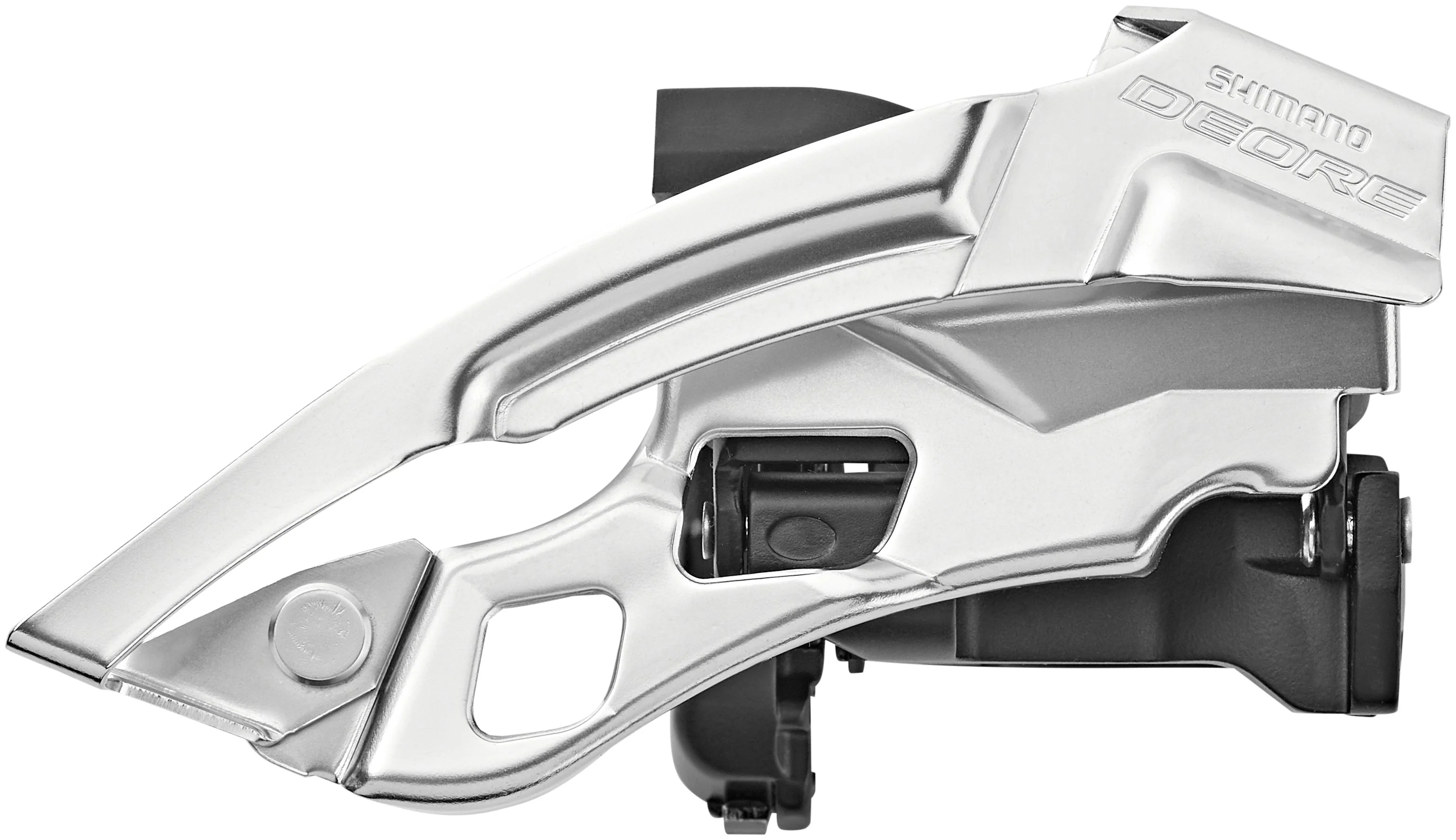 Shimano Deore Trekking FD-T6000 Umwerfer 3x10 Schelle tief Top Swing grau