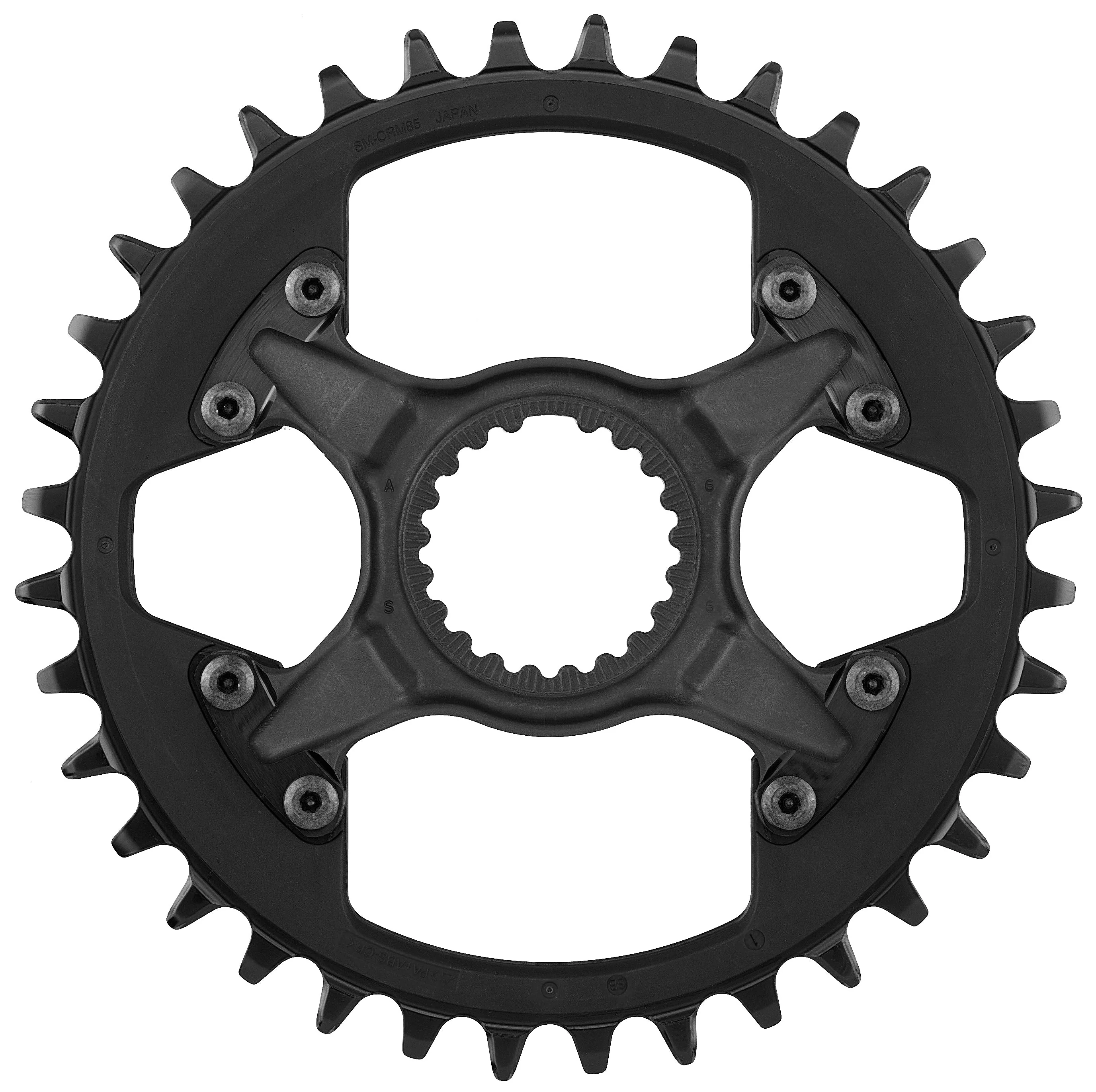 Shimano Deore XT SM-CRM85 Kettenblatt DM 1x12-fach für FC-M8100 | FC-M8120 | FC-M8130 schwarz - Image 6
