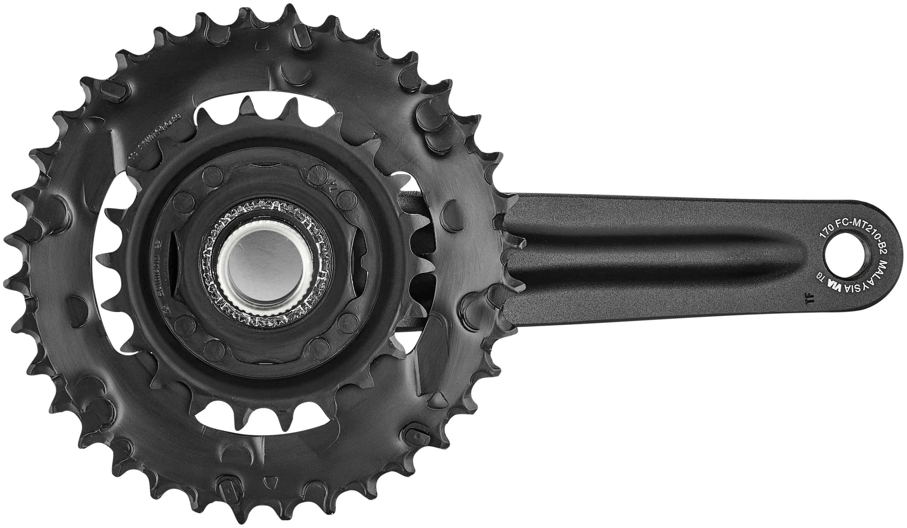 Shimano FC-MT210-B Kurbelgarnitur 36/22 Zähne 2x9-fach - Image 3