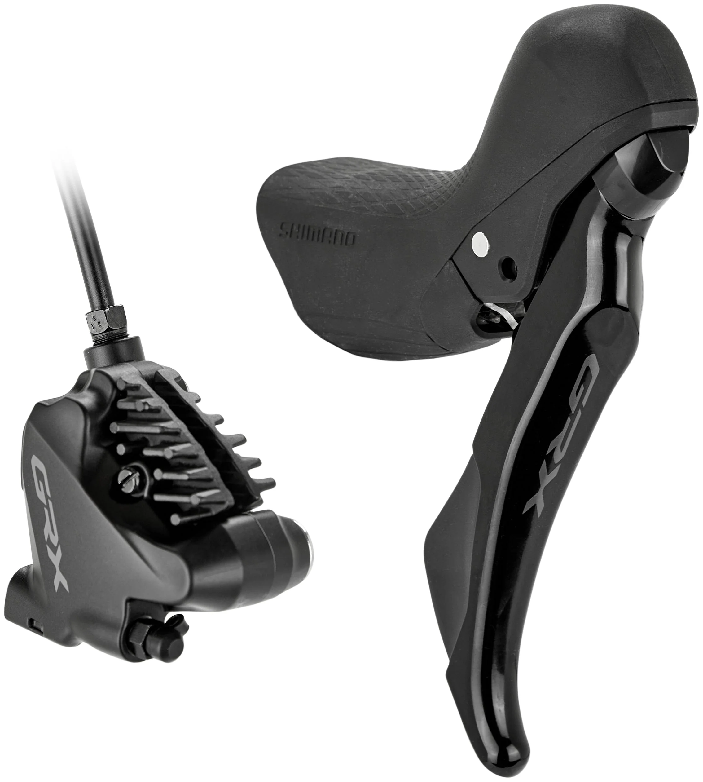 Shimano GRX ST-RX400/BR-RX400 Scheibenbremse Hinterrad 10-fach schwarz