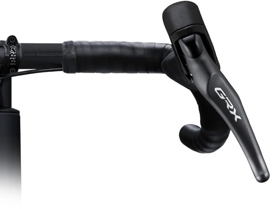 Shimano GRX ST-RX820-LA/BR-RX820 Scheibenbremsset Vorne Flat Mount für Vario-Sattelstütze grau/schwarz - Image 8