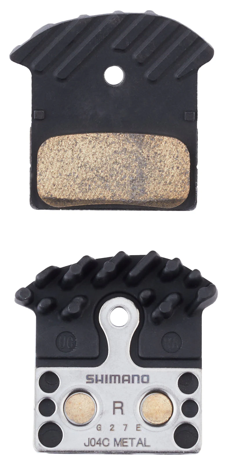 Shimano J04C Scheibenbremsbeläge Metallisch mit Fins für XTR/XT/SLX/Deore/Ultegra/105 - Image 2