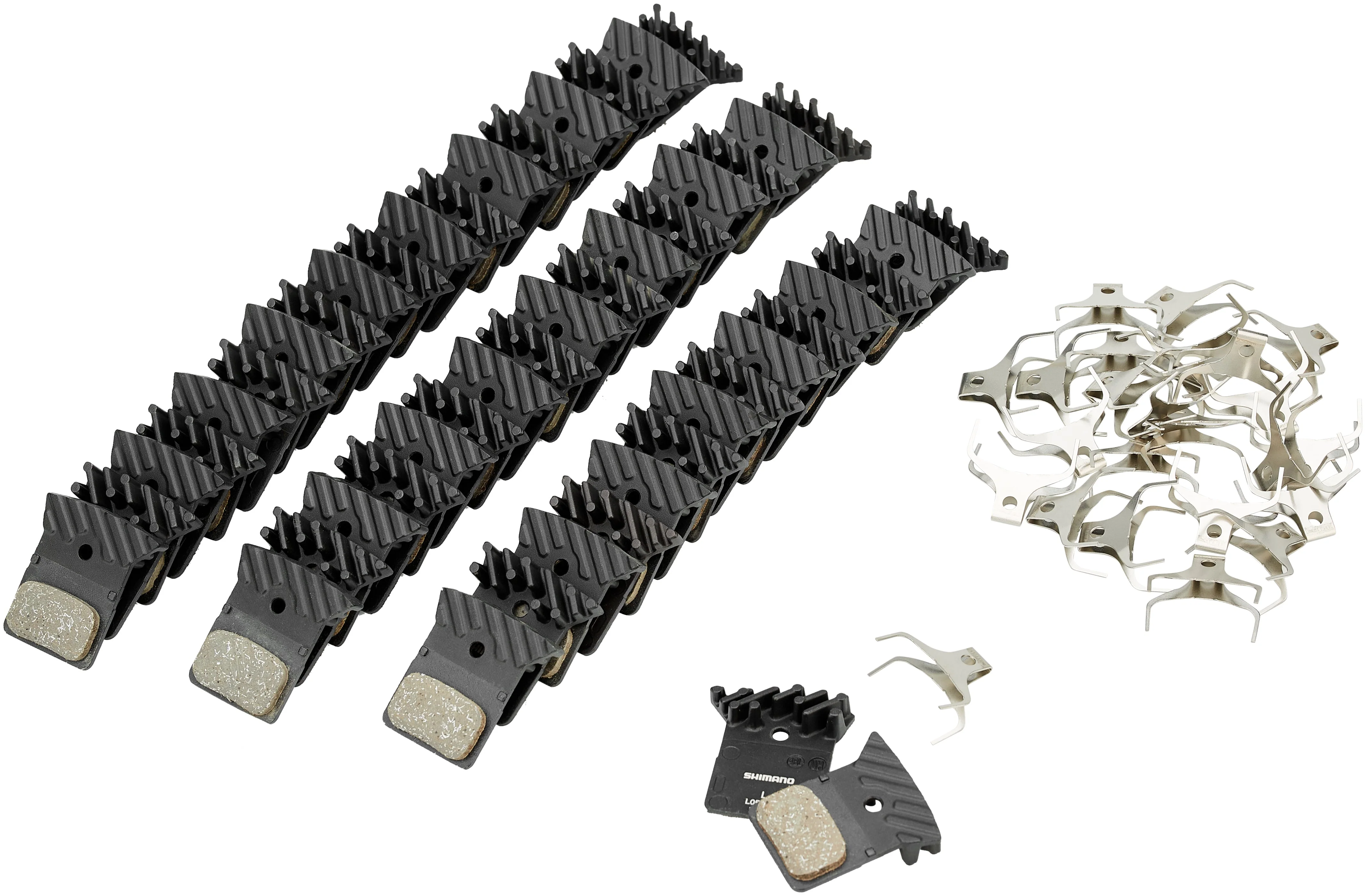 Shimano L05A-RF Resin Scheibenbremsbeläge mit Kühlrippen Dura Ace/Ultegra/105/Tiagra/GRX/Metrea 25 Paar - Image 2