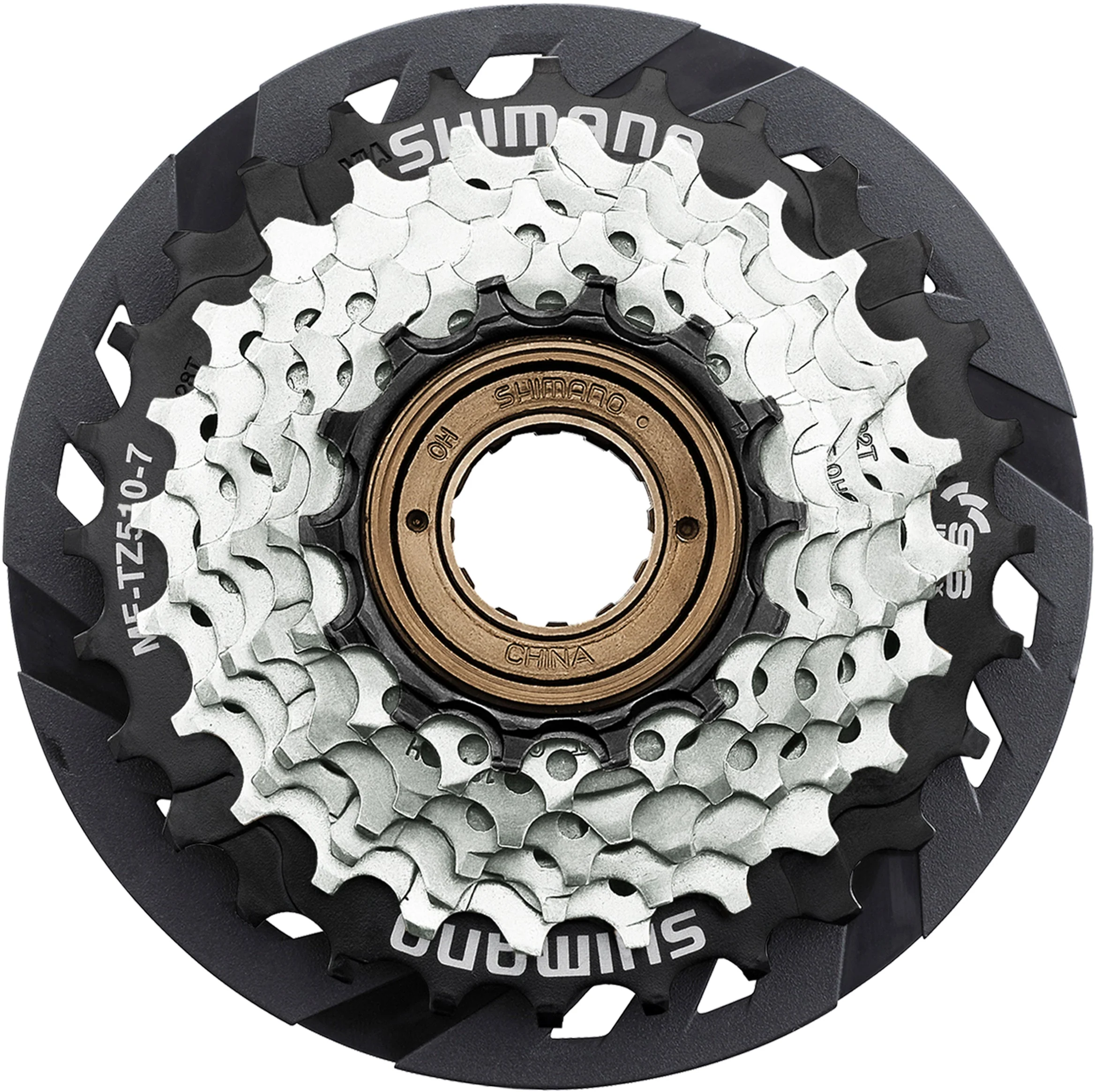 Shimano MF-TZ510 Schraubkranz 7-fach braun/schwarz - Image 2