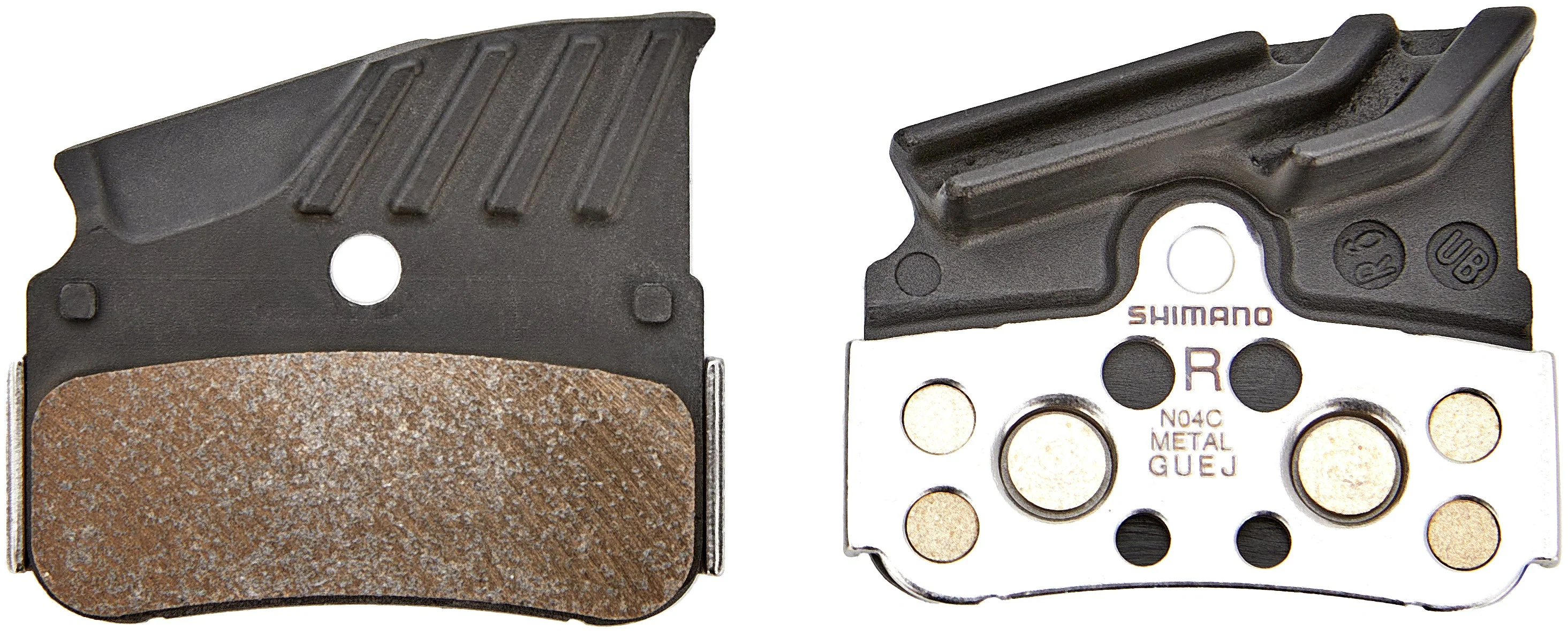 Shimano N04C Scheibenbremsbeläge Metallisch mit Cooling Fins für XTR/XT/SLX - Image 2