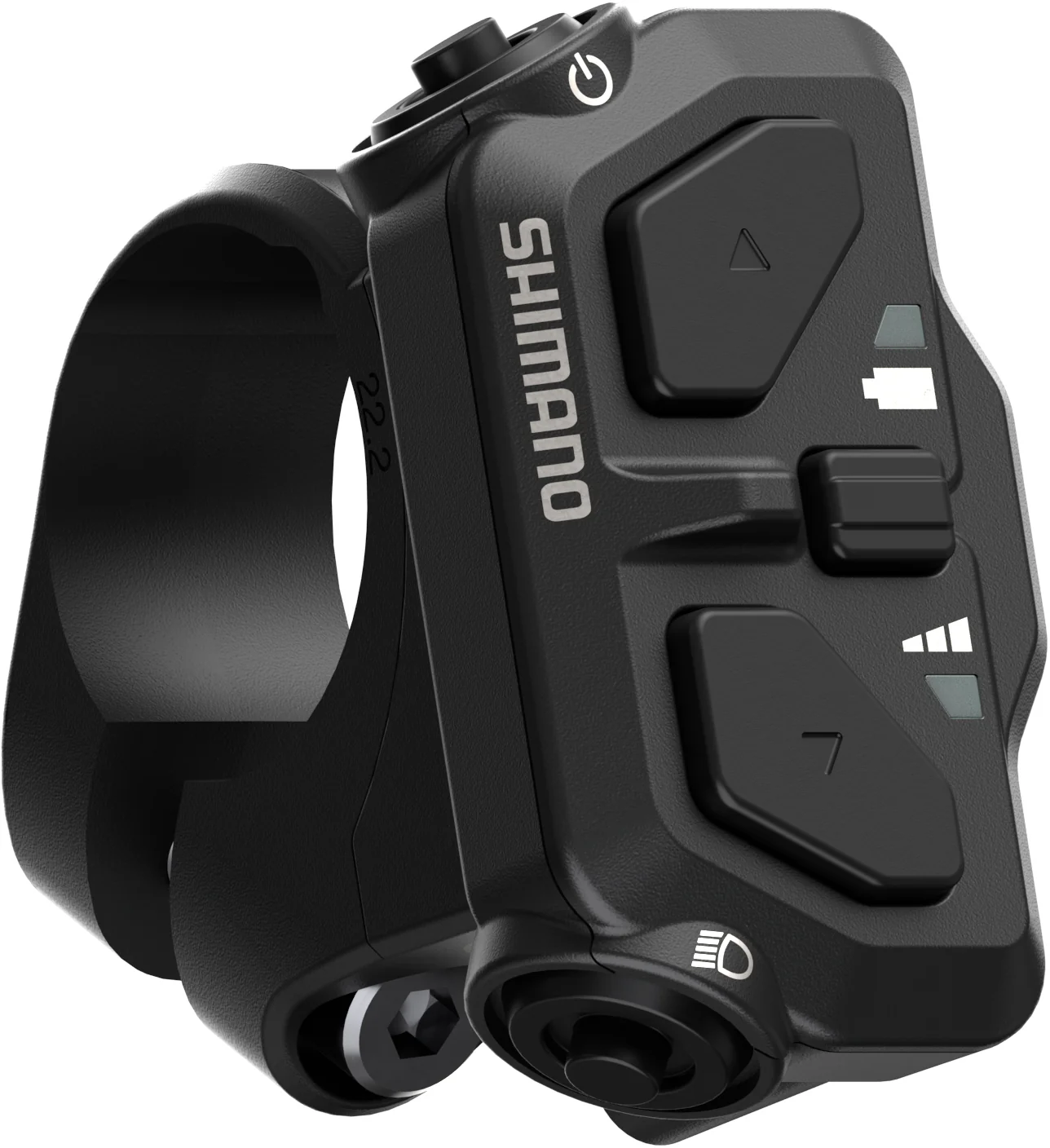 Shimano Schalter E-Bike Syetems S-WEN600-L Schelle 22,2 mm - Image 2