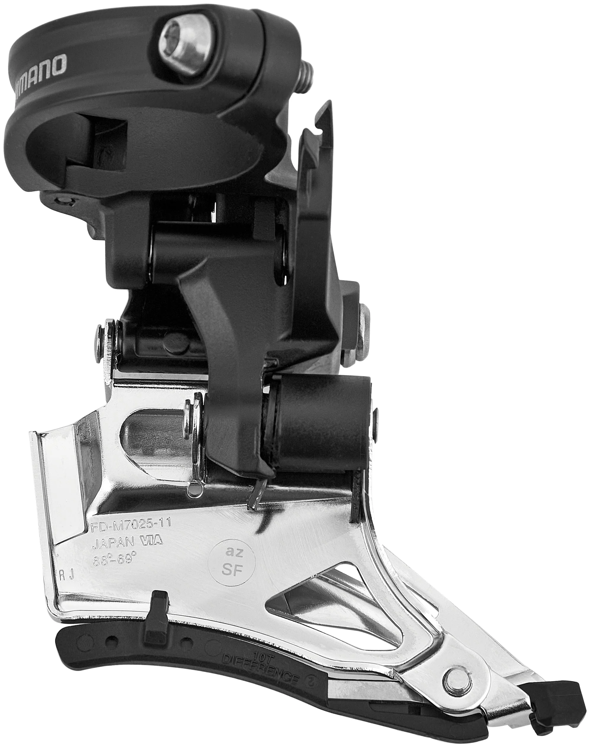 Shimano SLX FD-M7025 Umwerfer Schelle hoch 2x11 Down Swing schwarz - Image 3