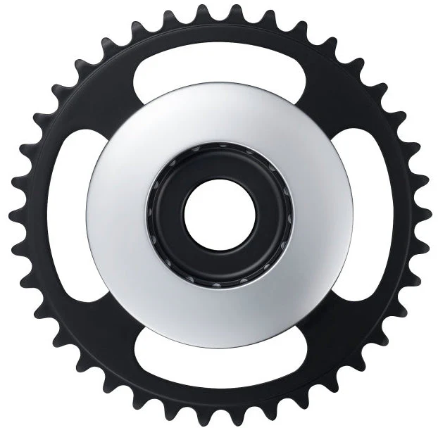 Shimano STEPS E6100 Kettenblatt Cl:46,5mm ohne Kettenschutz silber