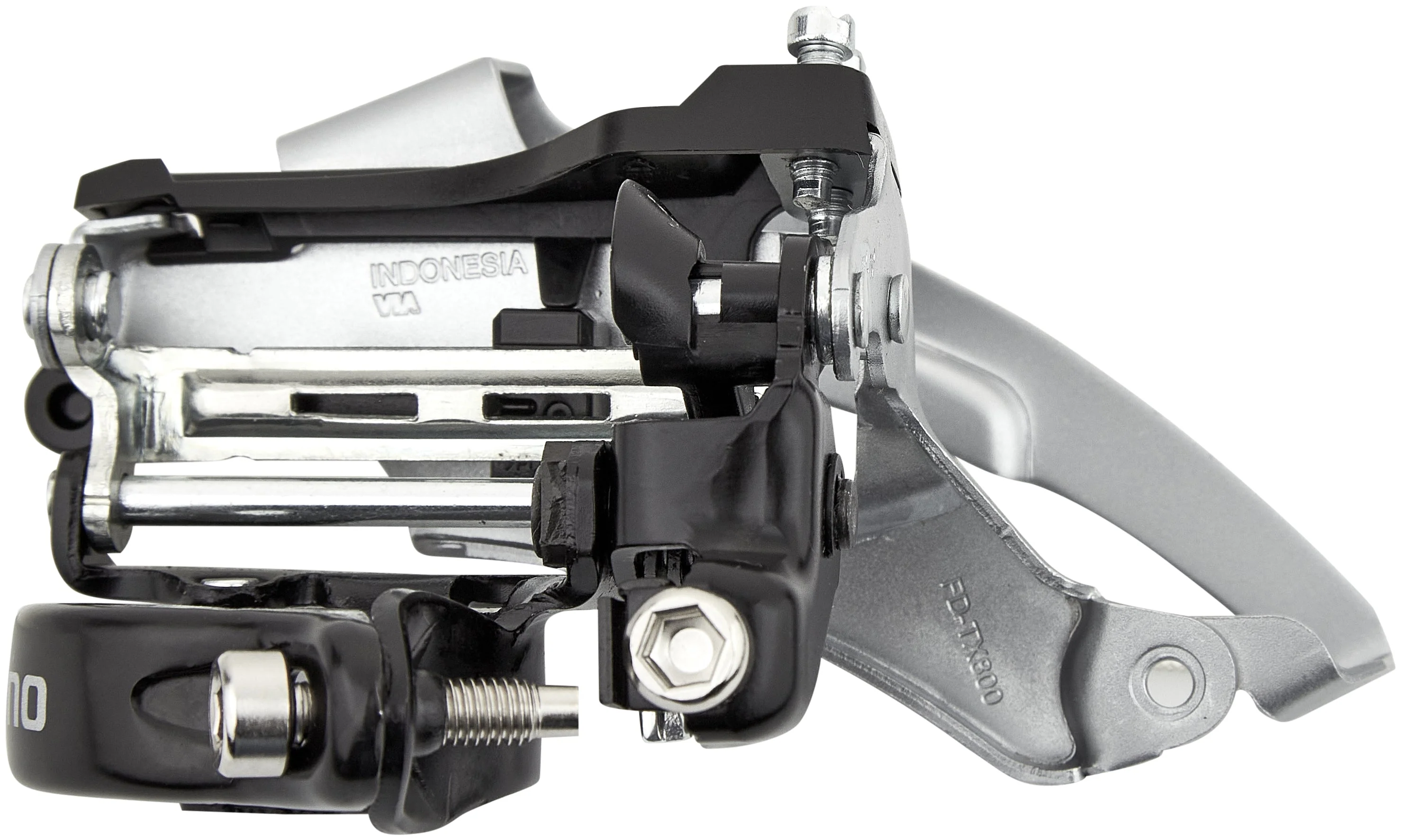 Shimano Tourney FD-TX800-TS3 Umwerfer 7/8-fach Top Swing silber - Image 2