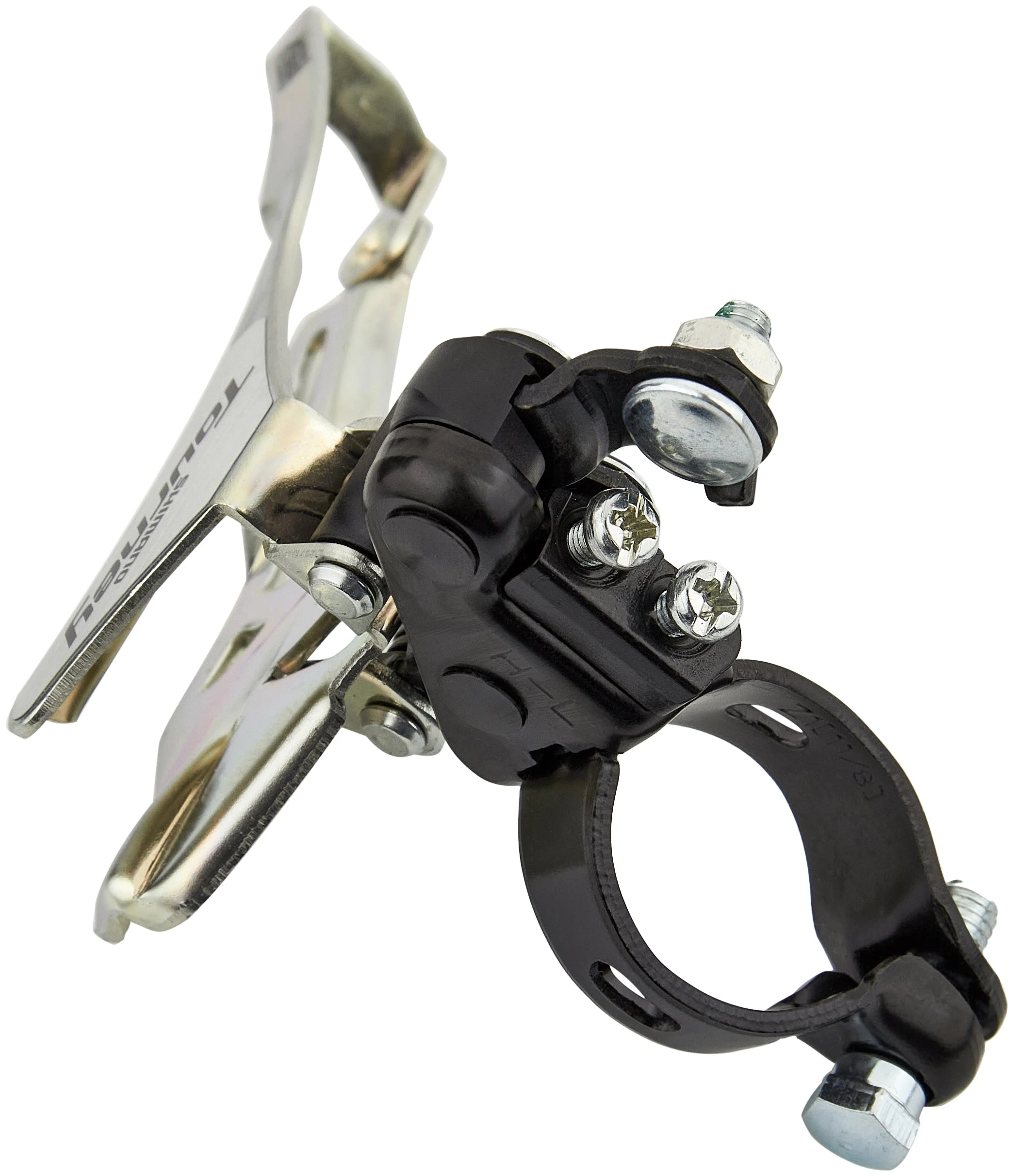 Shimano Tourney FD-TY300 Umwerfer Schelle Hoch 3x6-/7-fach Down Pull schwarz/silber - Image 3