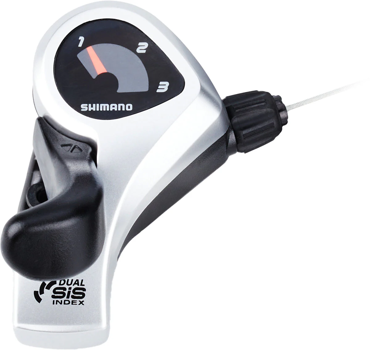 Shimano Tourney SL-TX50 Daumenschalter 3-fach links SIS silber/schwarz - Image 3