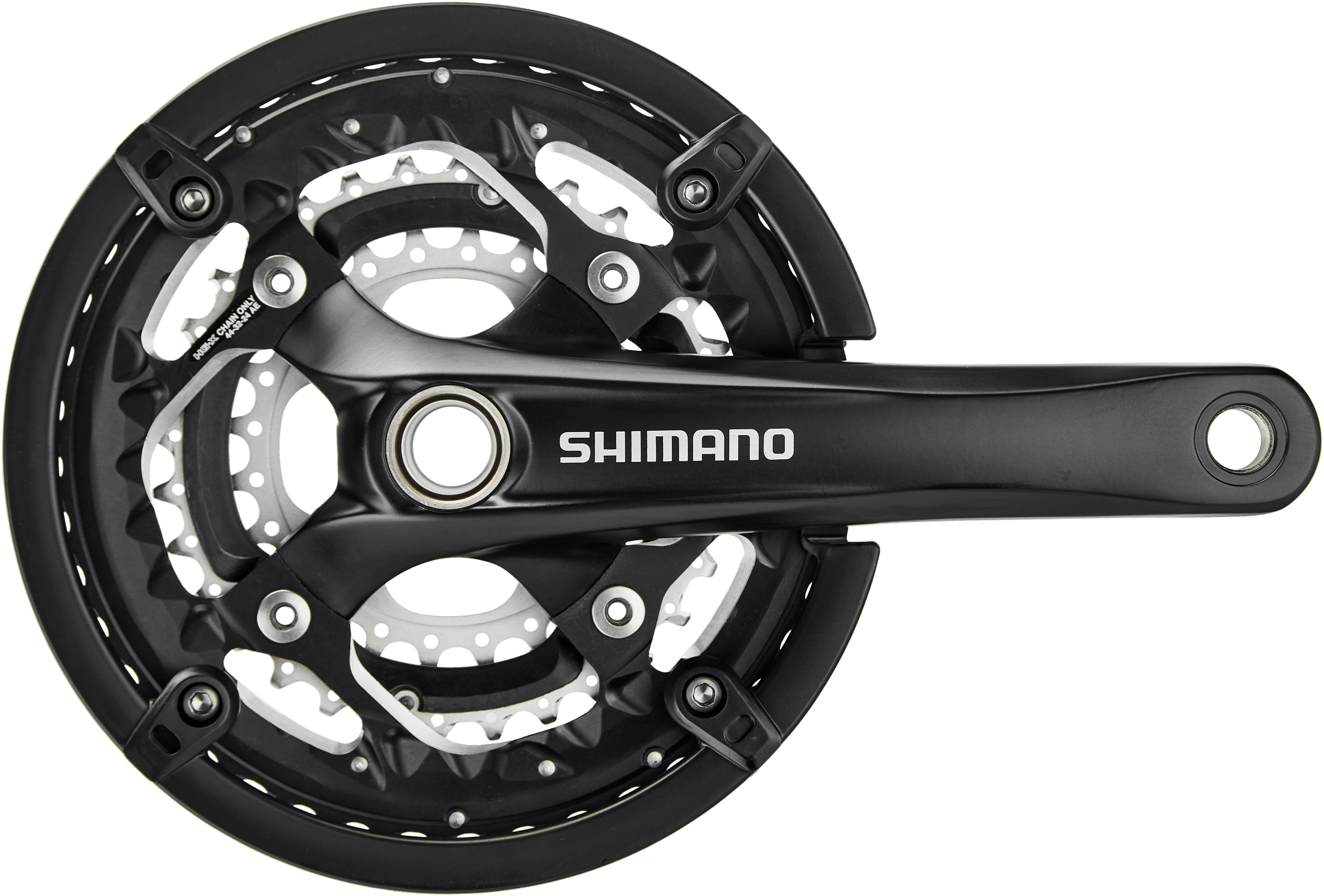 Shimano Trekking FC-T551 Kurbelgarnitur 3x10 44/32/24 Zähne inklusive SM-BB52 schwarz - Image 4