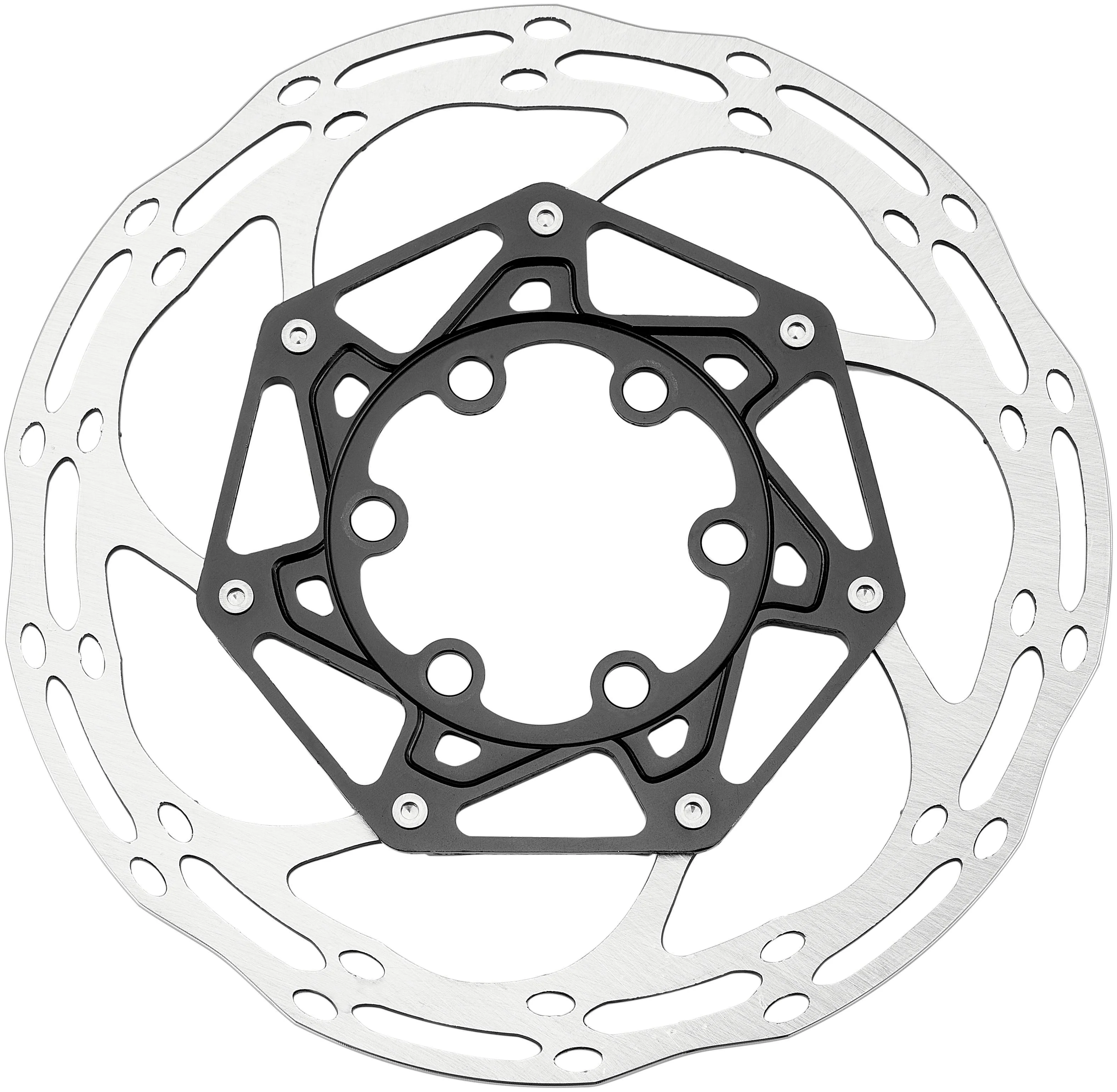 SRAM Centerline Rounded Bremsscheibe zweiteilig silber/schwarz - Image 2