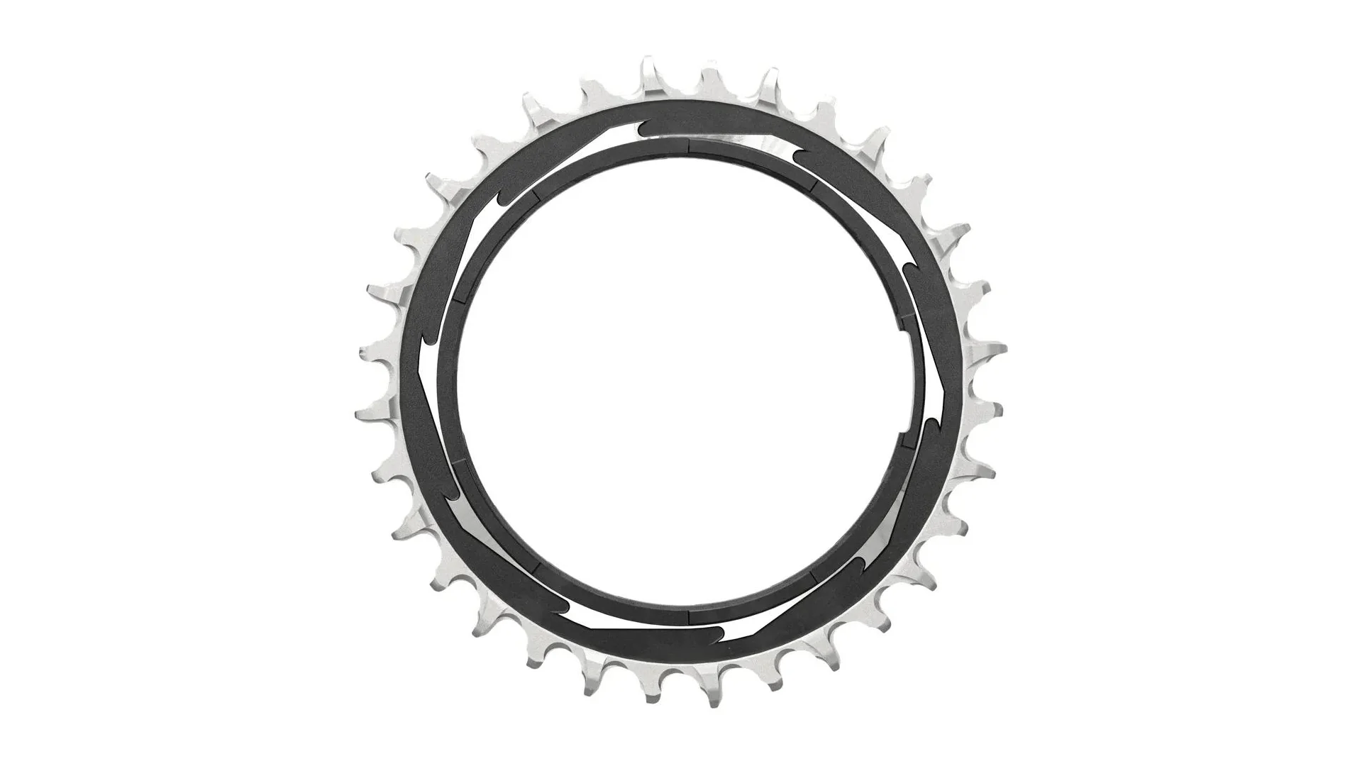 SRAM Eagle T-Type Powermeter Kettenblatt 32Z 12-fach 3mm Offset schwarz/silber
