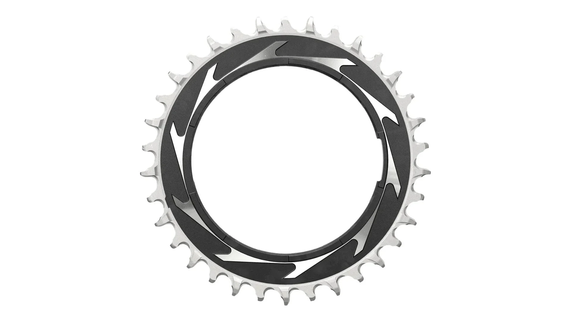 SRAM Eagle T-Type Powermeter Kettenblatt 34Z 12-fach 3mm Offset schwarz/silber