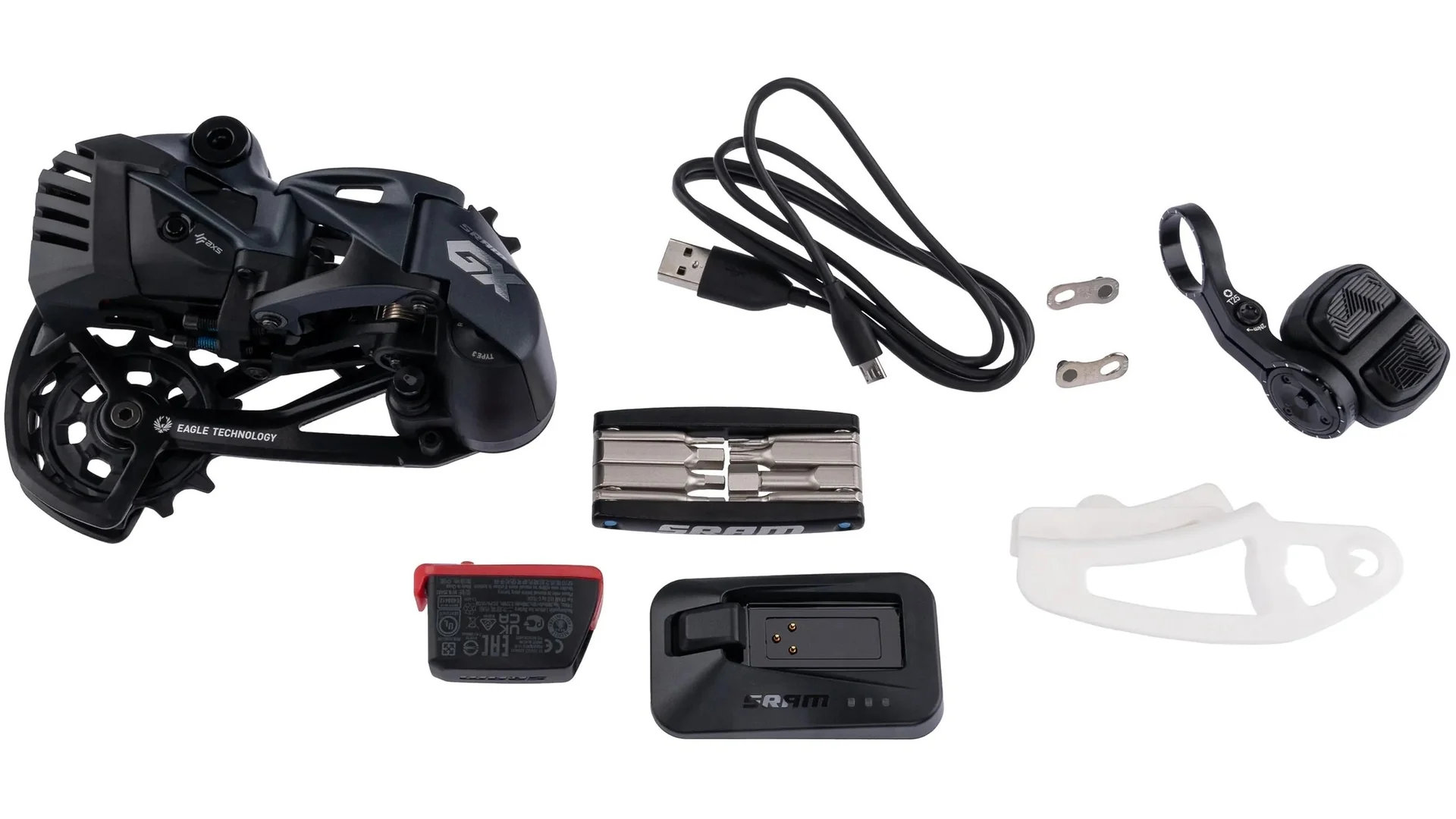 SRAM GX AXS Eagle Upgrade Kit 12-fach inkl. Batterie, POD schwarz lunar