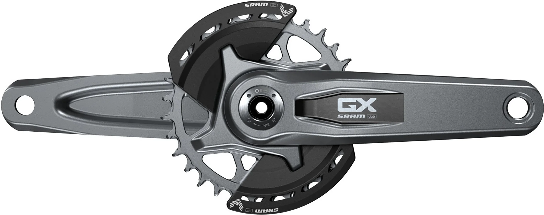 SRAM GX Eagle Kurbelgarnitur 12-fach 32Z DM T-Type grau - Image 2