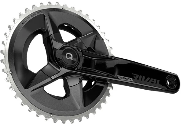 SRAM Rival 1 AXS D1 Quarq Road DUB Wide Powermeter Kurbelgarnitur 2x12-fach 43/30Z schwarz - Image 2