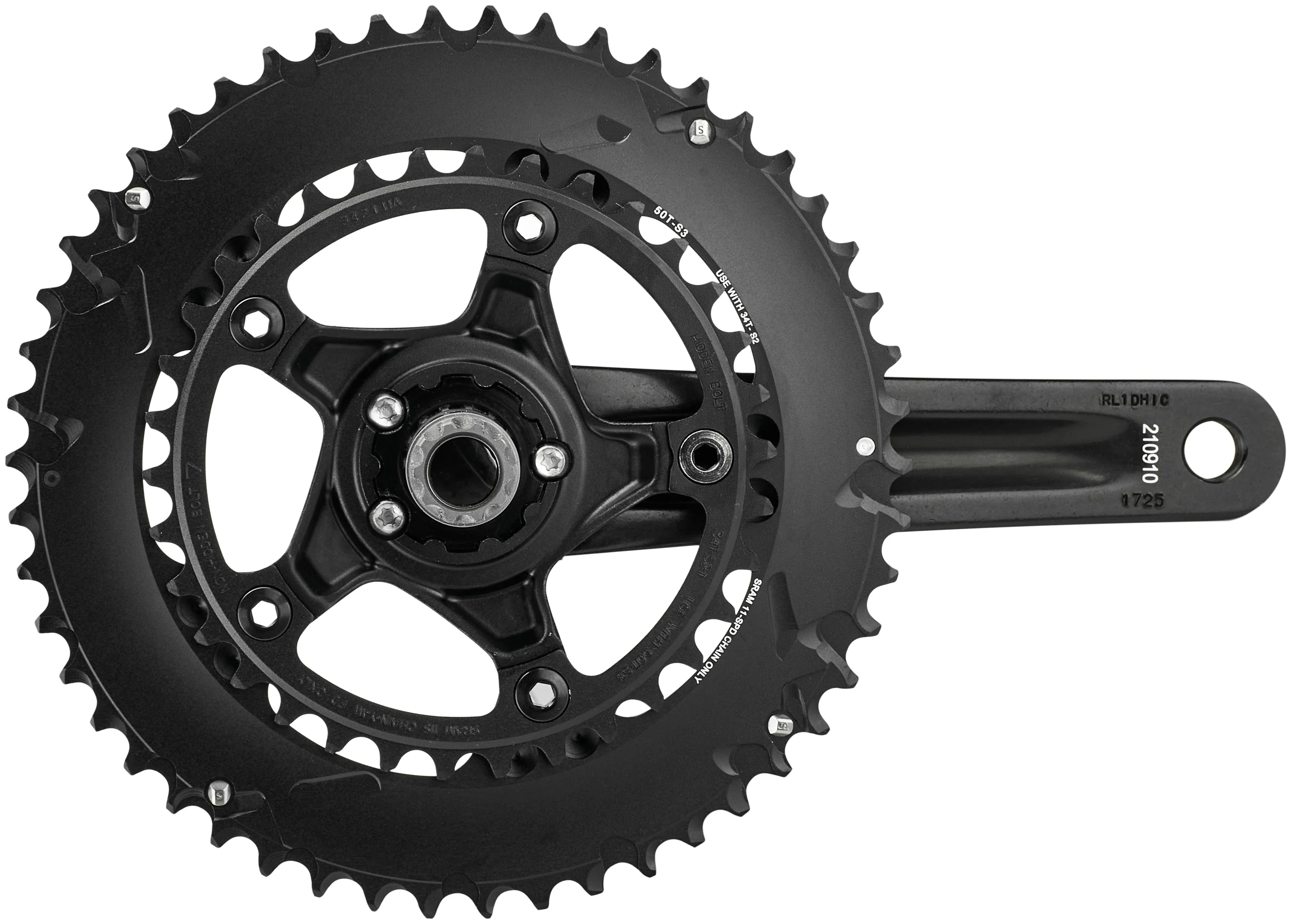 SRAM Rival 22 Kurbelgarnitur 50/34 GXP 11-fach schwarz - Image 3