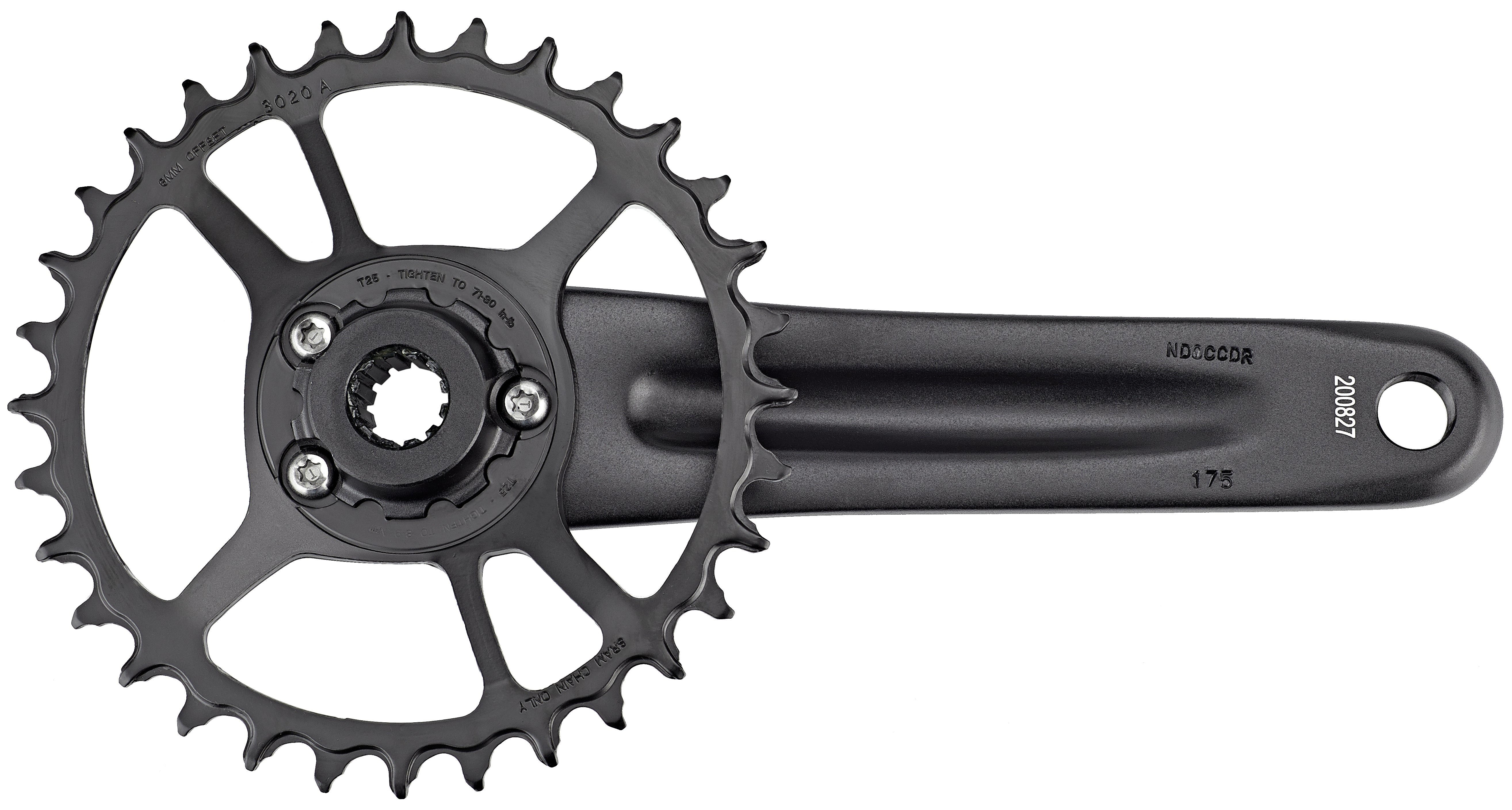 SRAM SX Eagle Power Spline Kurbelsatz 32Z 12-fach schwarz - Image 2