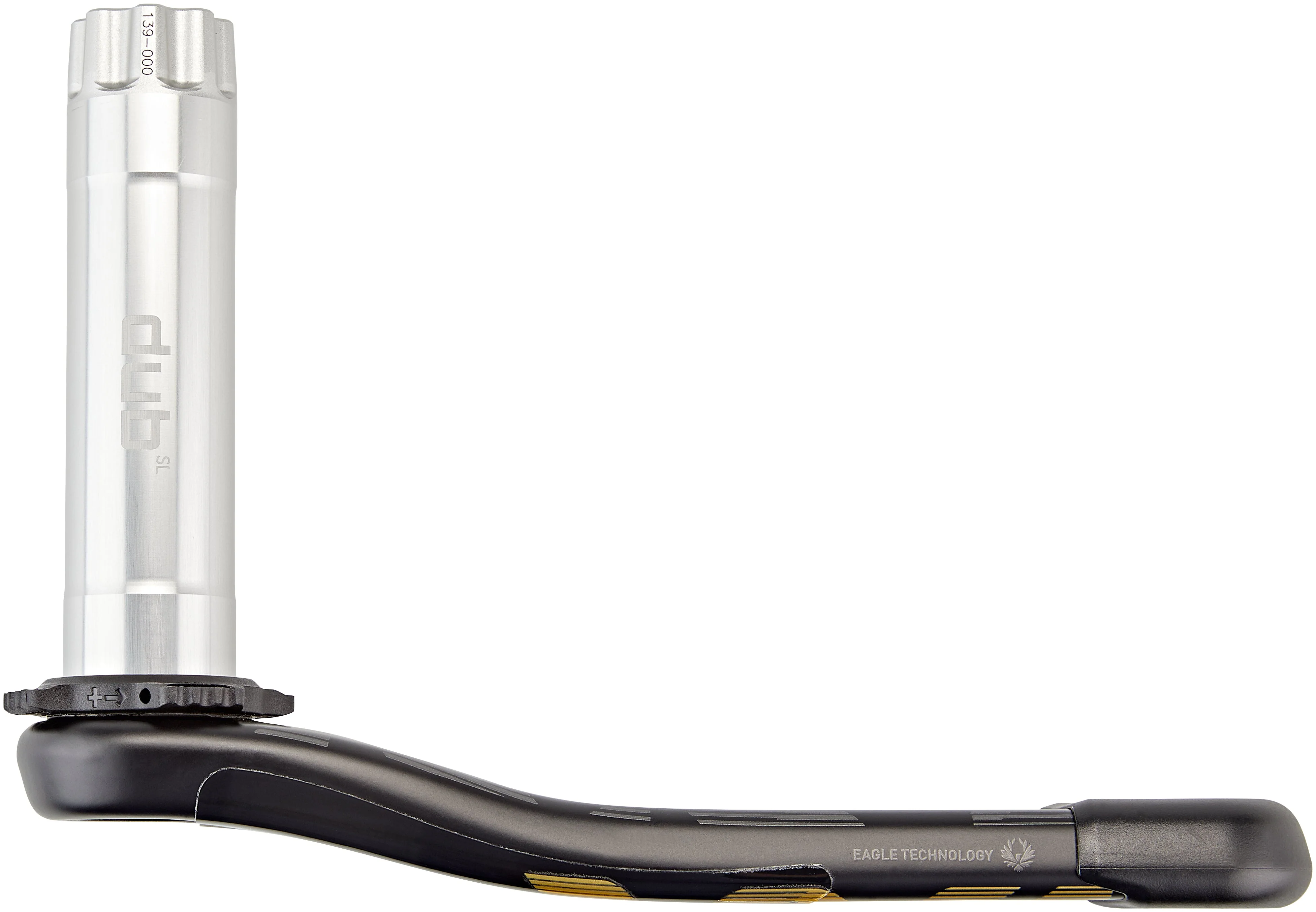 SRAM XX1 Eagle 148 DUB Kurbelgarnitur DM 34 Zähne 12-fach Boost schwarz/gold - Image 3