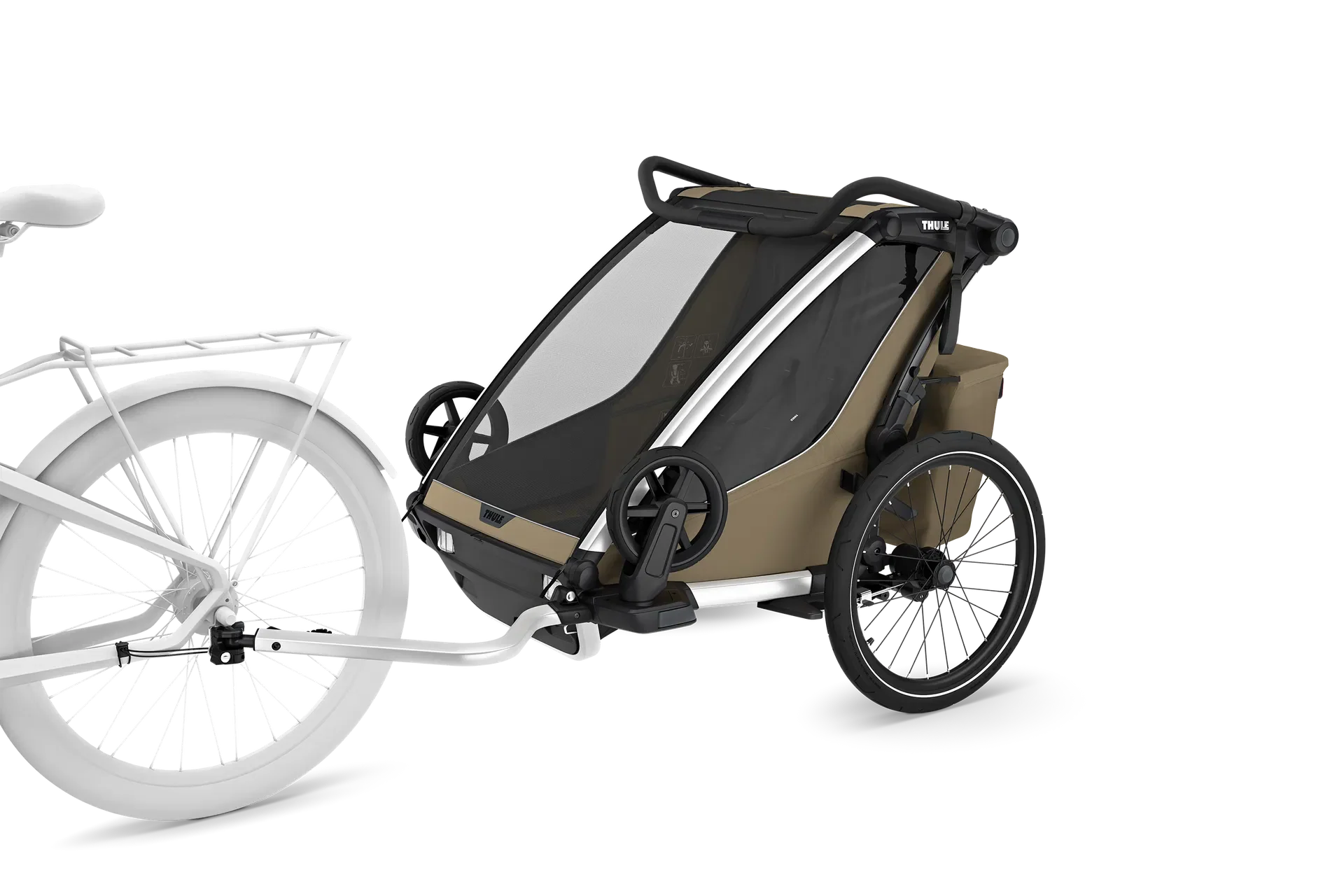 Thule Chariot Cross 2 Double KinderanhÀnger faded khaki - Image 5