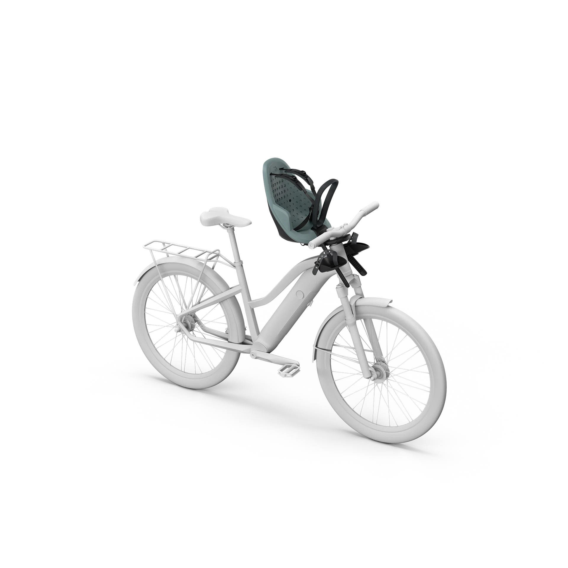 Thule Yepp 2 Mini Kindersitz Front-Montage Mid Blue - Image 4