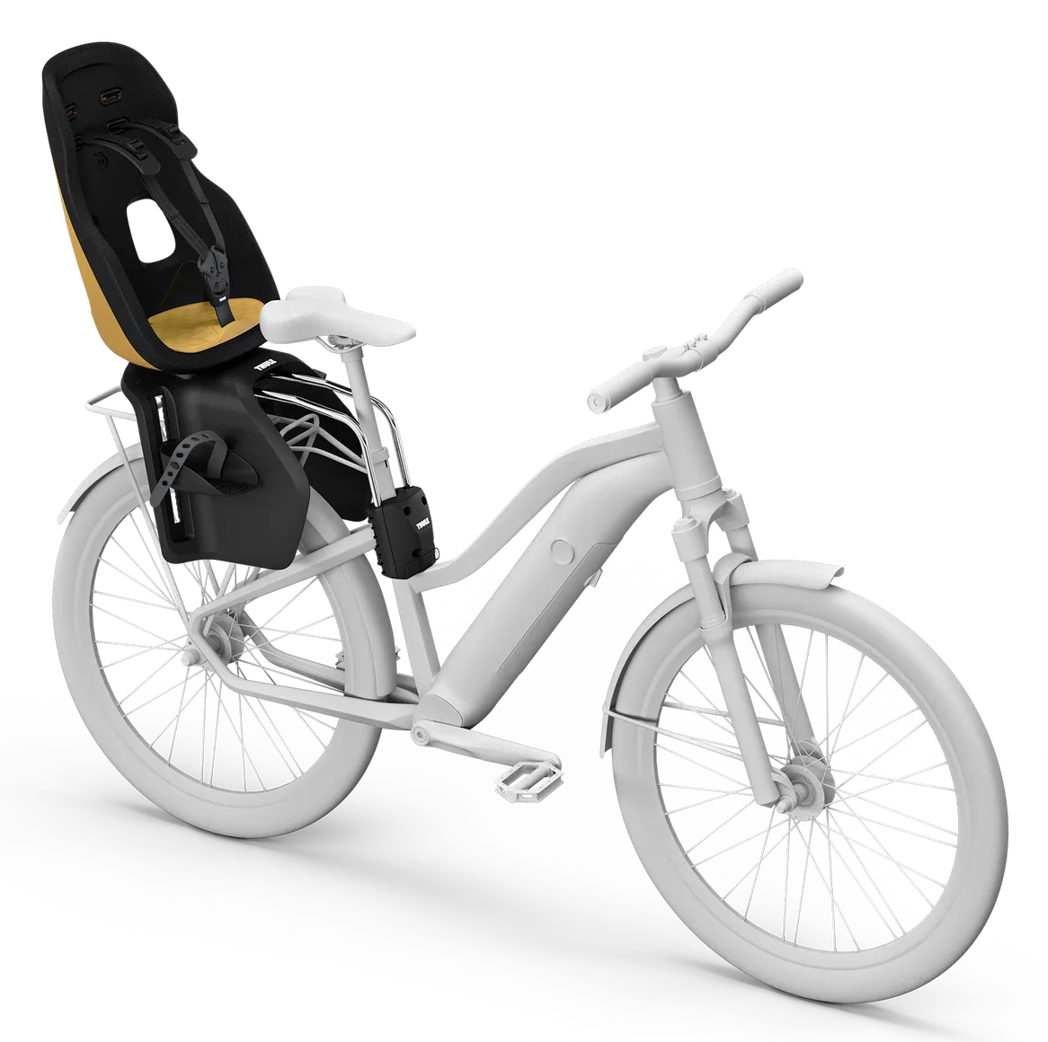 Thule Yepp Nexxt 2 Maxi Kindersitz Rahmen-Montage Burnished Yellow - Image 4