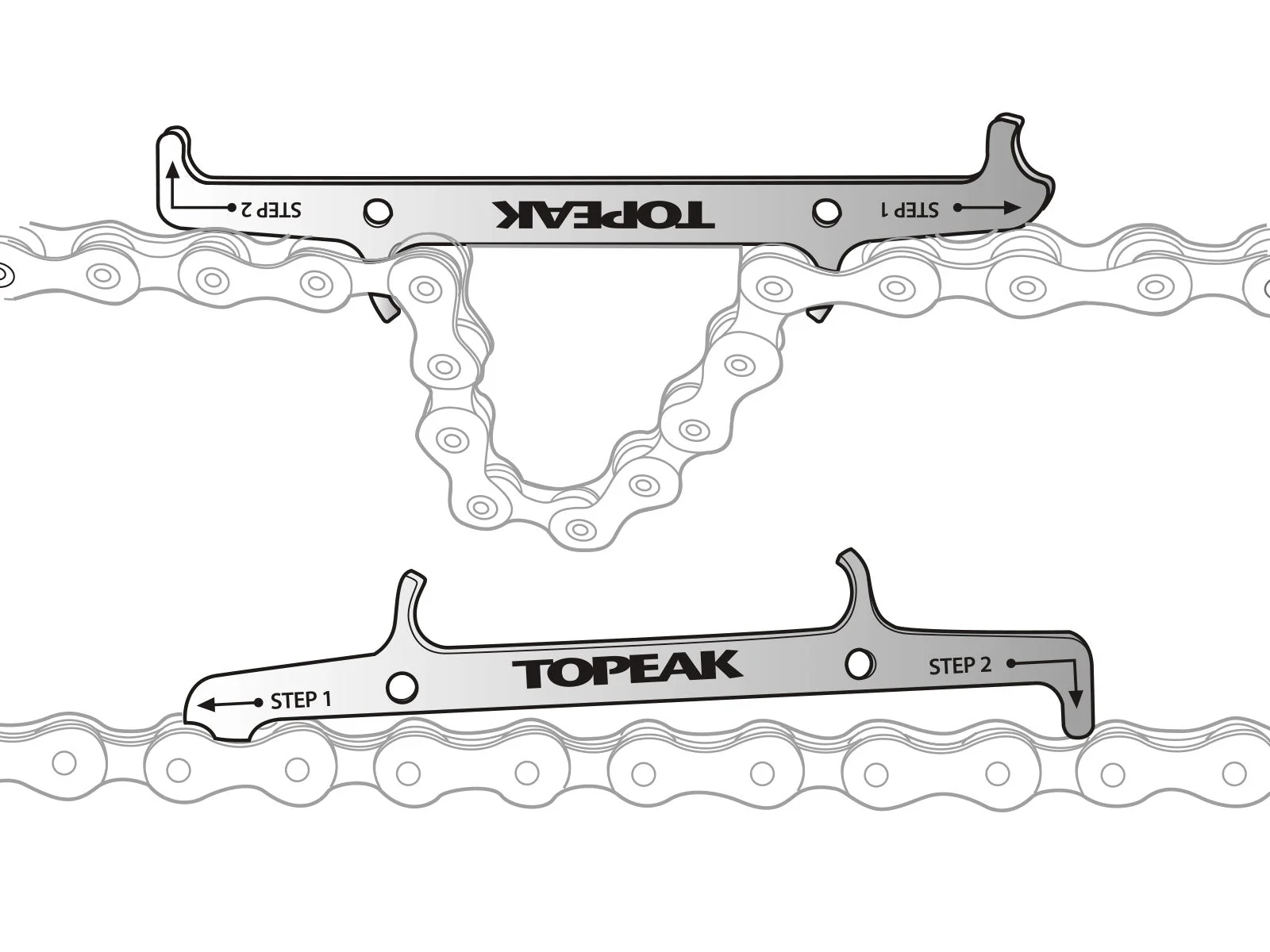 Topeak Kettenfixierhaken & Verschleißlehre - Image 2