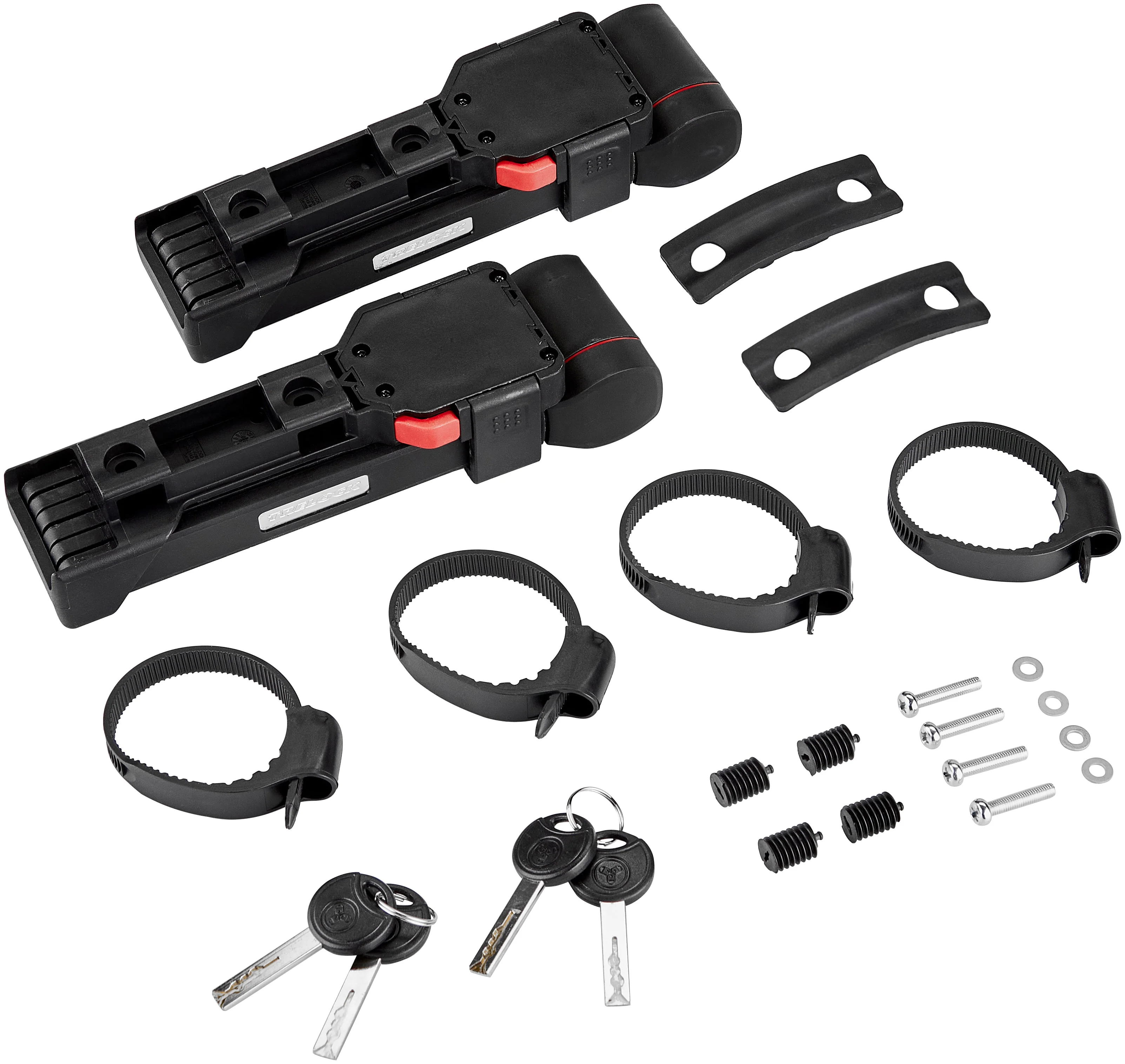 Trelock FS 480 COPS Faltschloss Doppel Set inkl. ZF 480 X-PRESS Halterung schwarz - Image 4