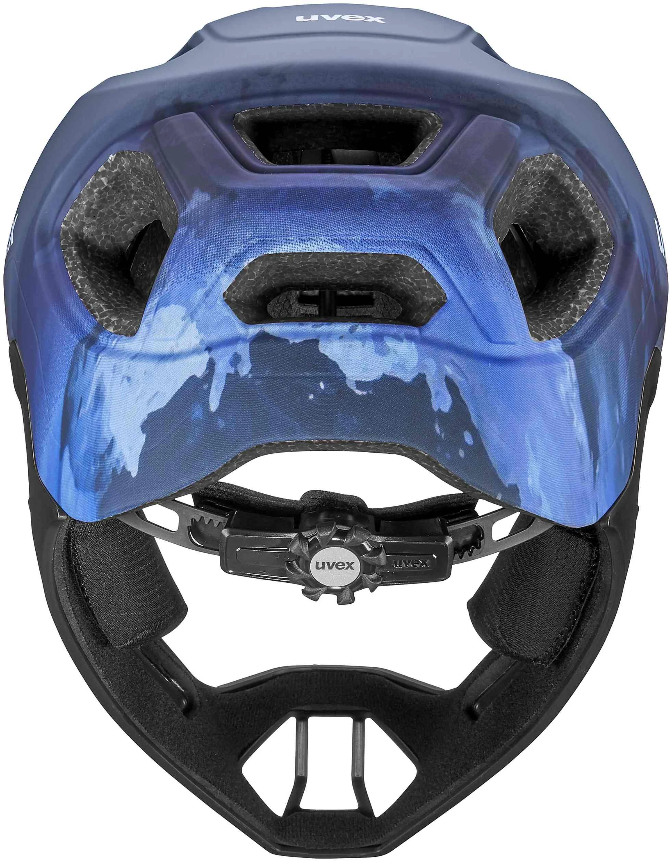uvex React Jr. Fullface Kinderhelm Dusk Blue Matt - Image 3