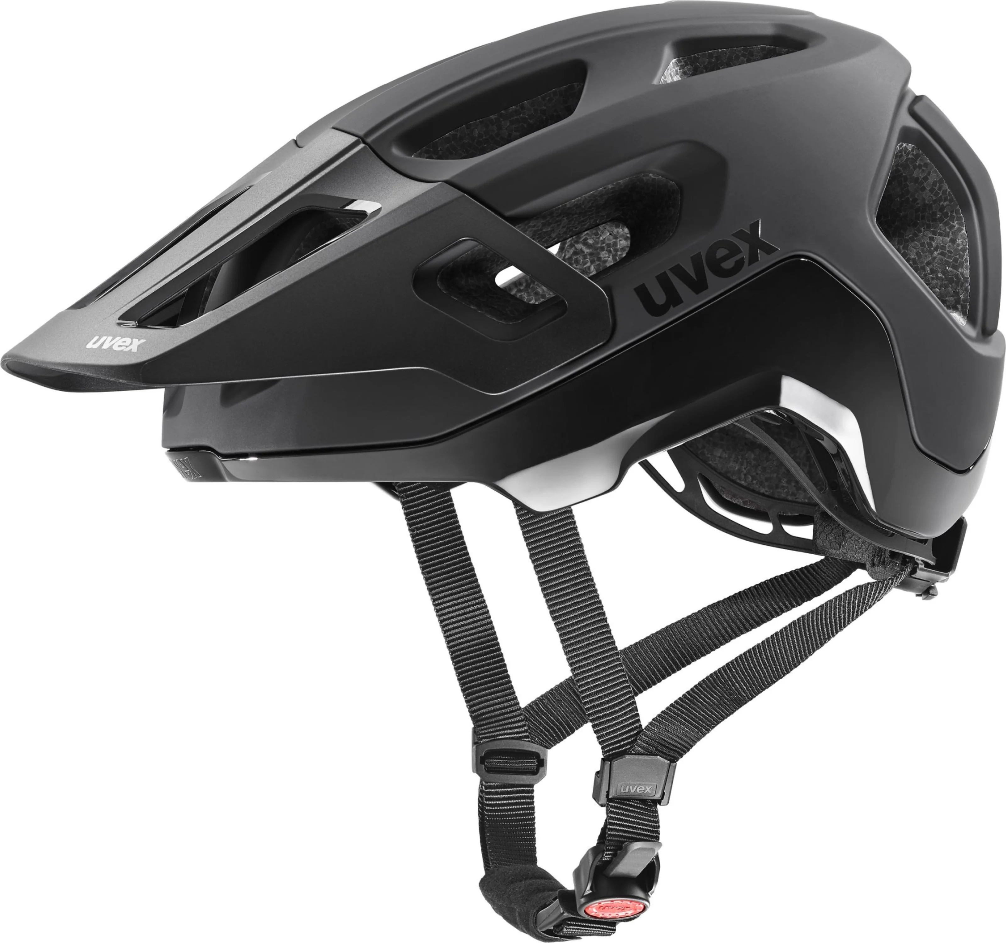 uvex React MTB-Helm Black Matt