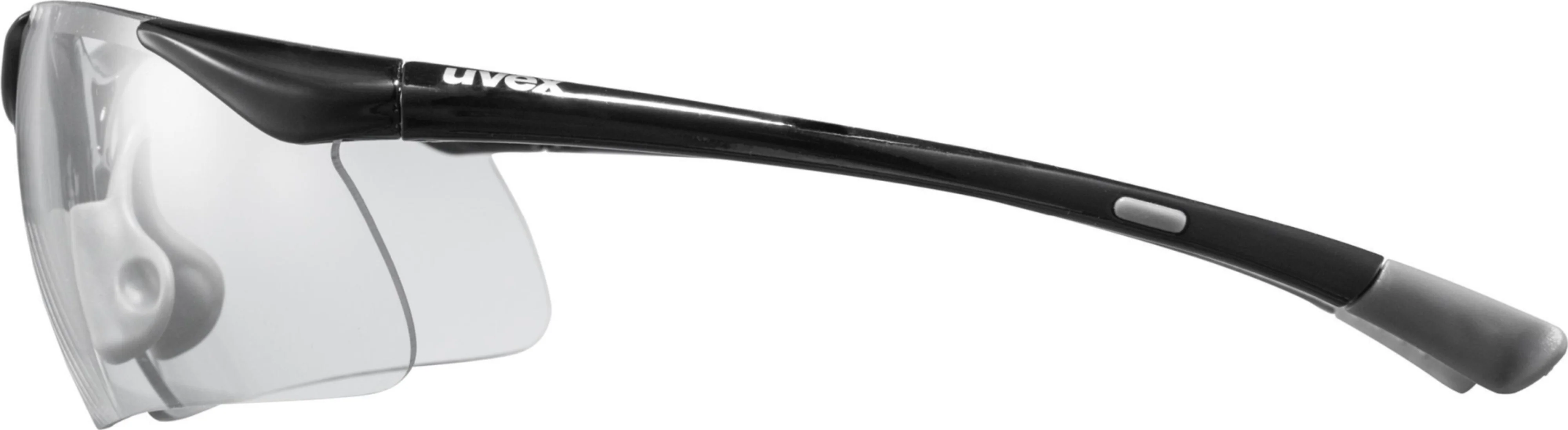 uvex Sportstyle 223 Radbrille Black Grey / Clear - Image 3
