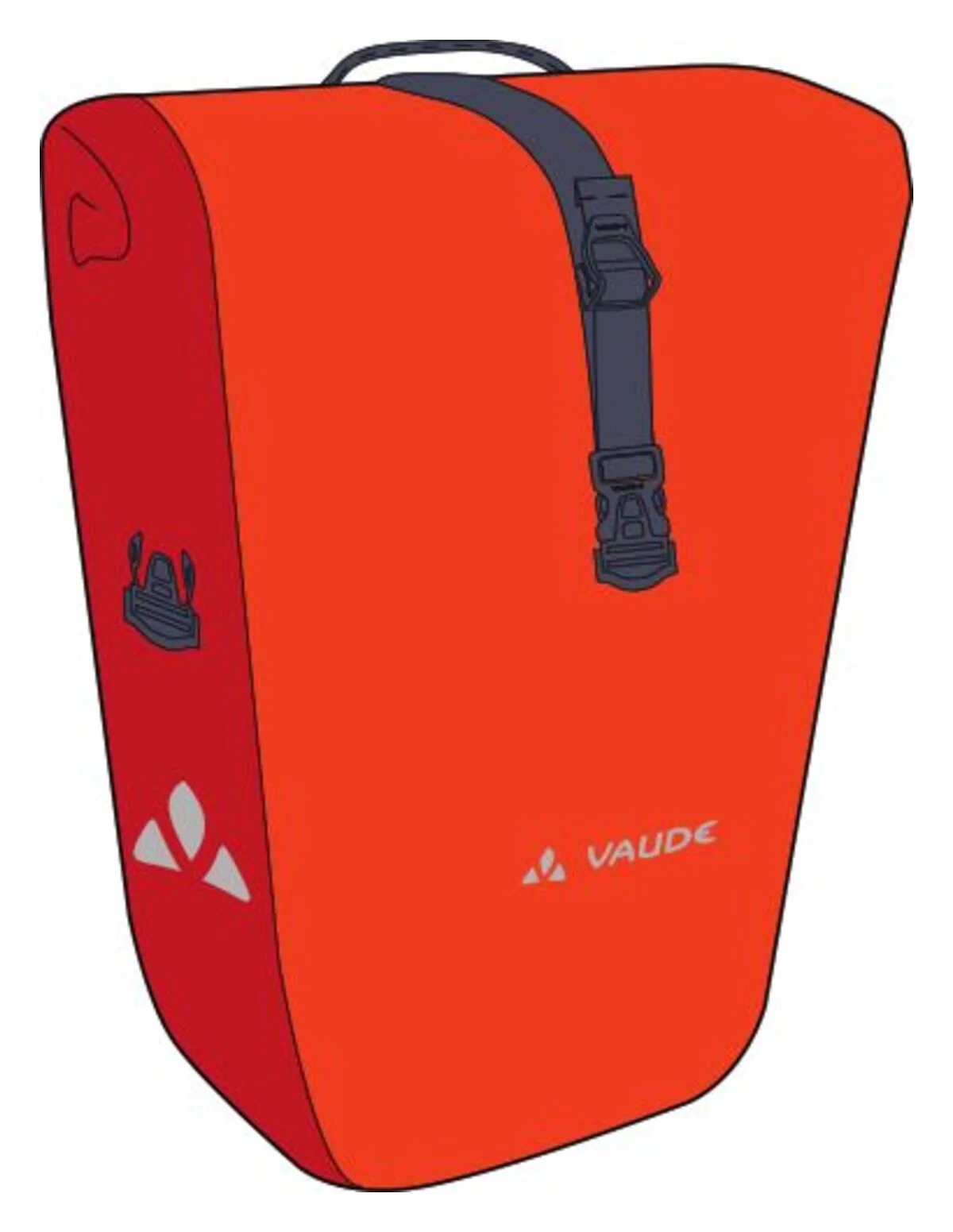 VAUDE Aqua Back Gepäckträgertasche rot - Image 8