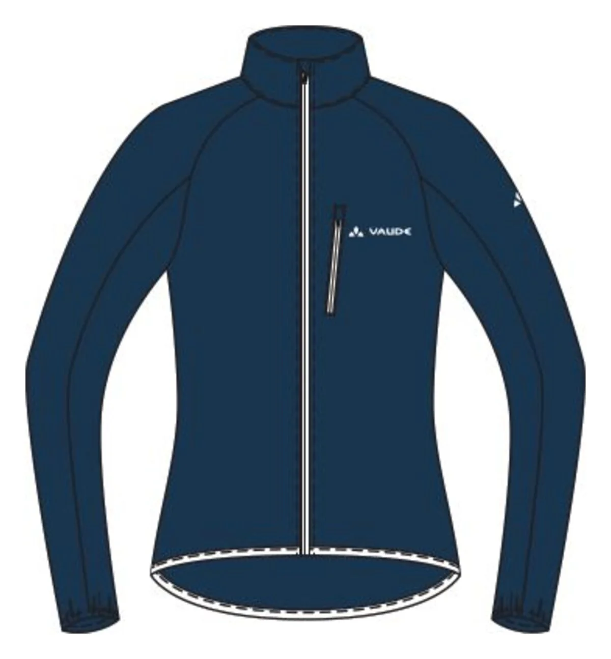 VAUDE Drop III Jacke Damen blau - Image 8