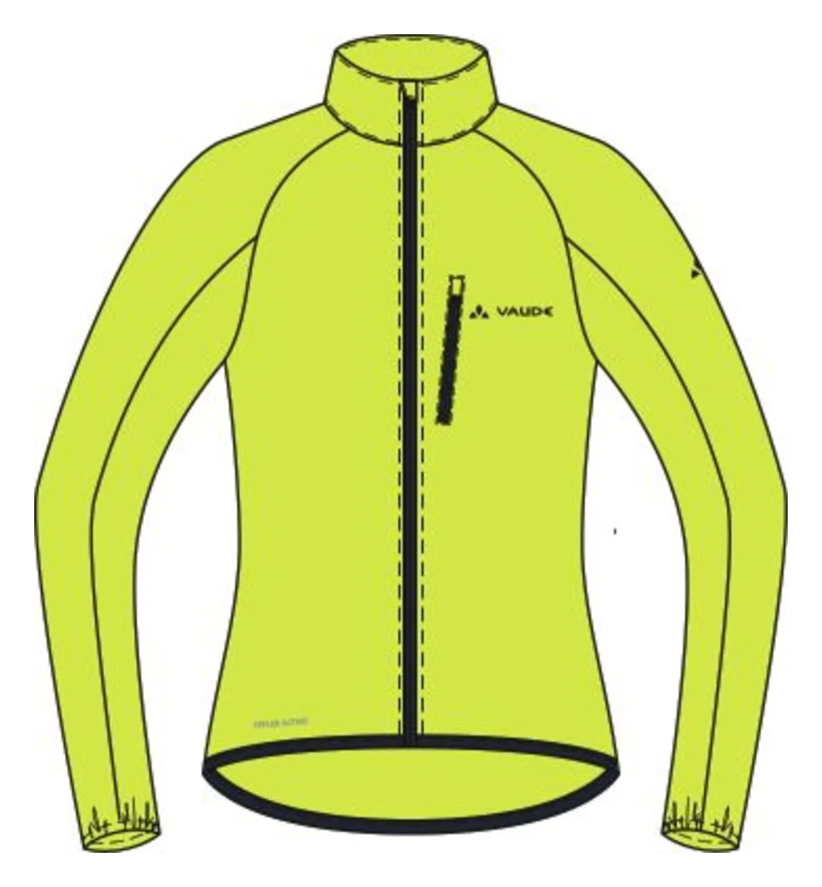 VAUDE Drop Jacket III Damen gelb - Image 8