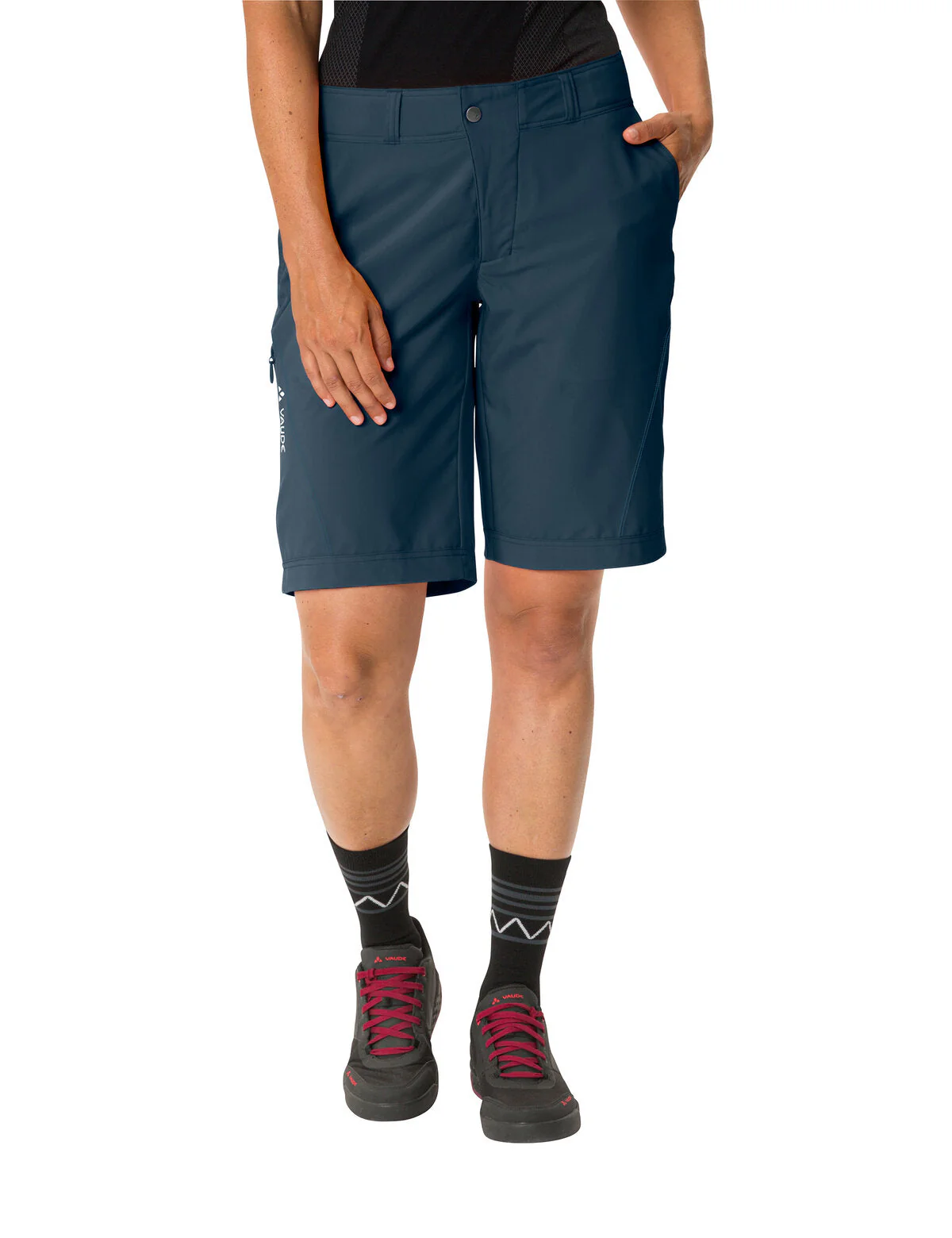 VAUDE Ledro Shorts Damen blau - Image 2