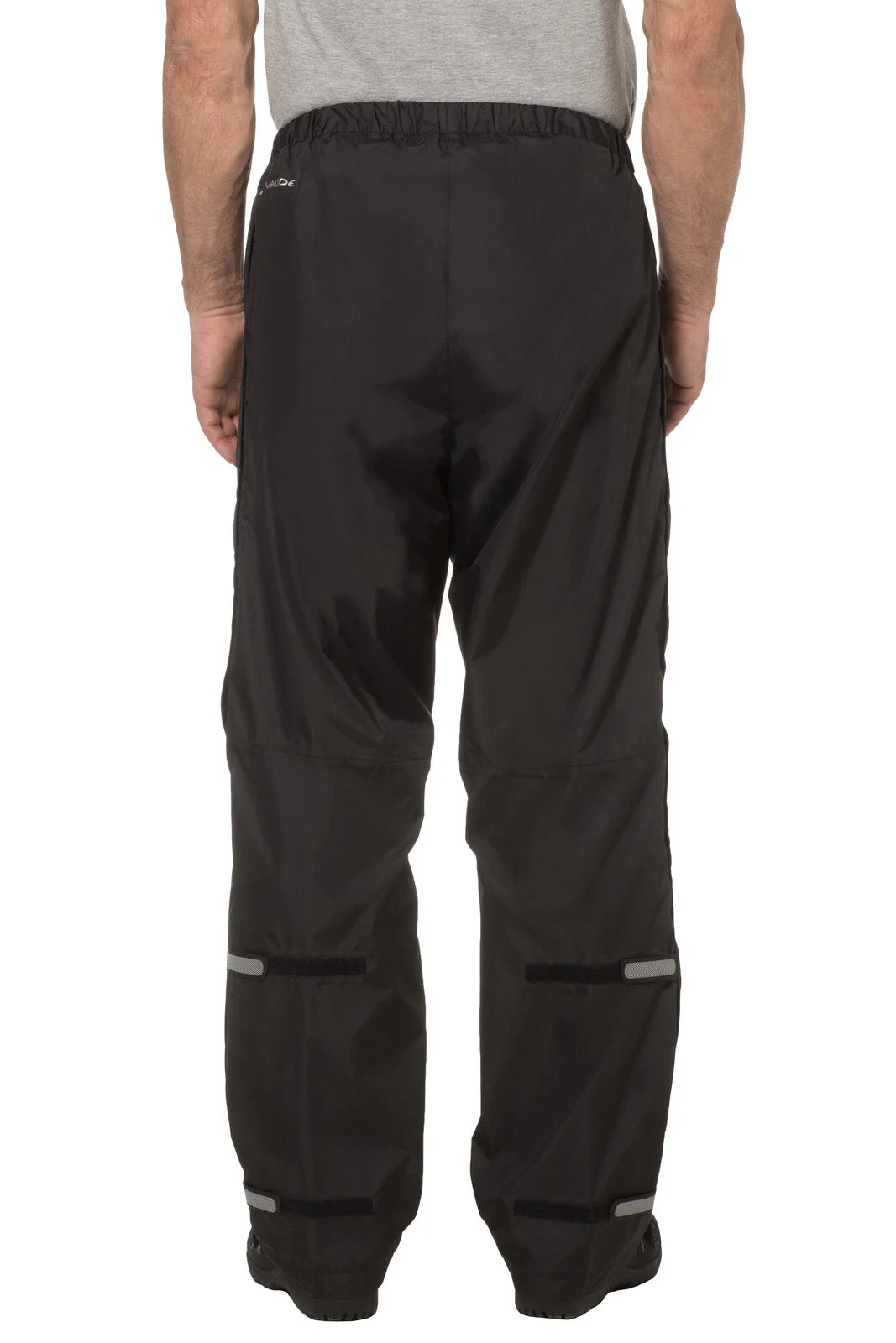 VAUDE M's Fluid Full-Zip Rain Pants II Herren schwarz - Image 4