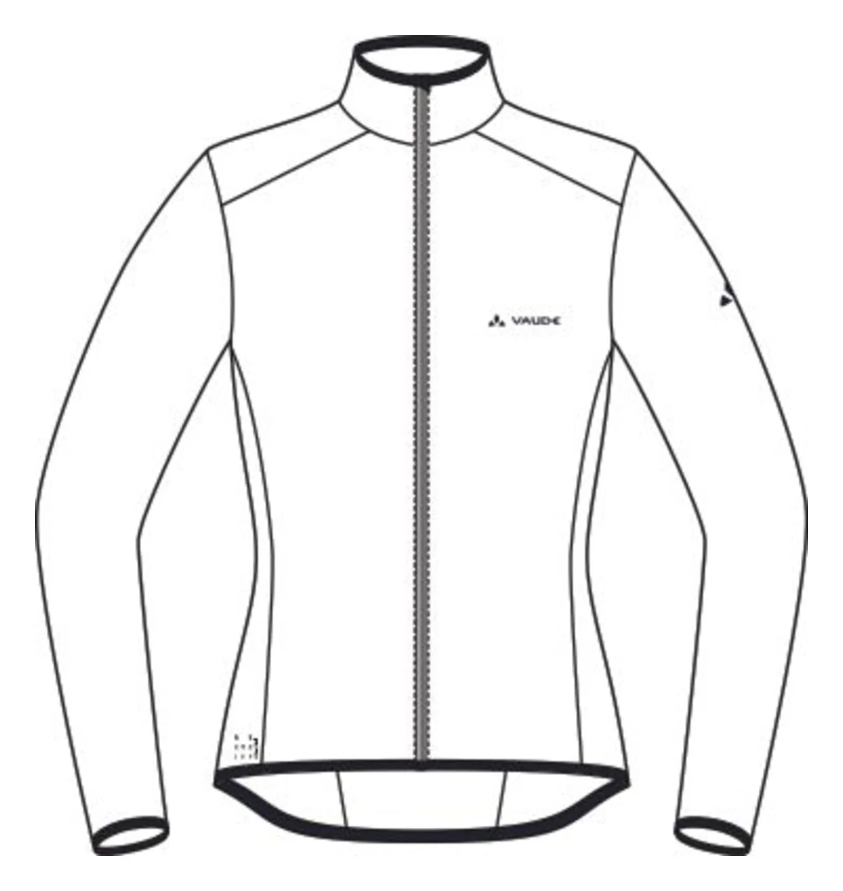 VAUDE Matera Air Jacke Damen weiß - Image 8